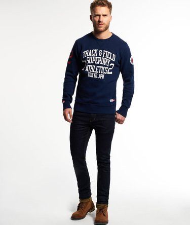Superdry Vintage Superdry Track 72 Crewneck Sweatshirt Size US S / EU 44-46 / 1 - 3 Thumbnail