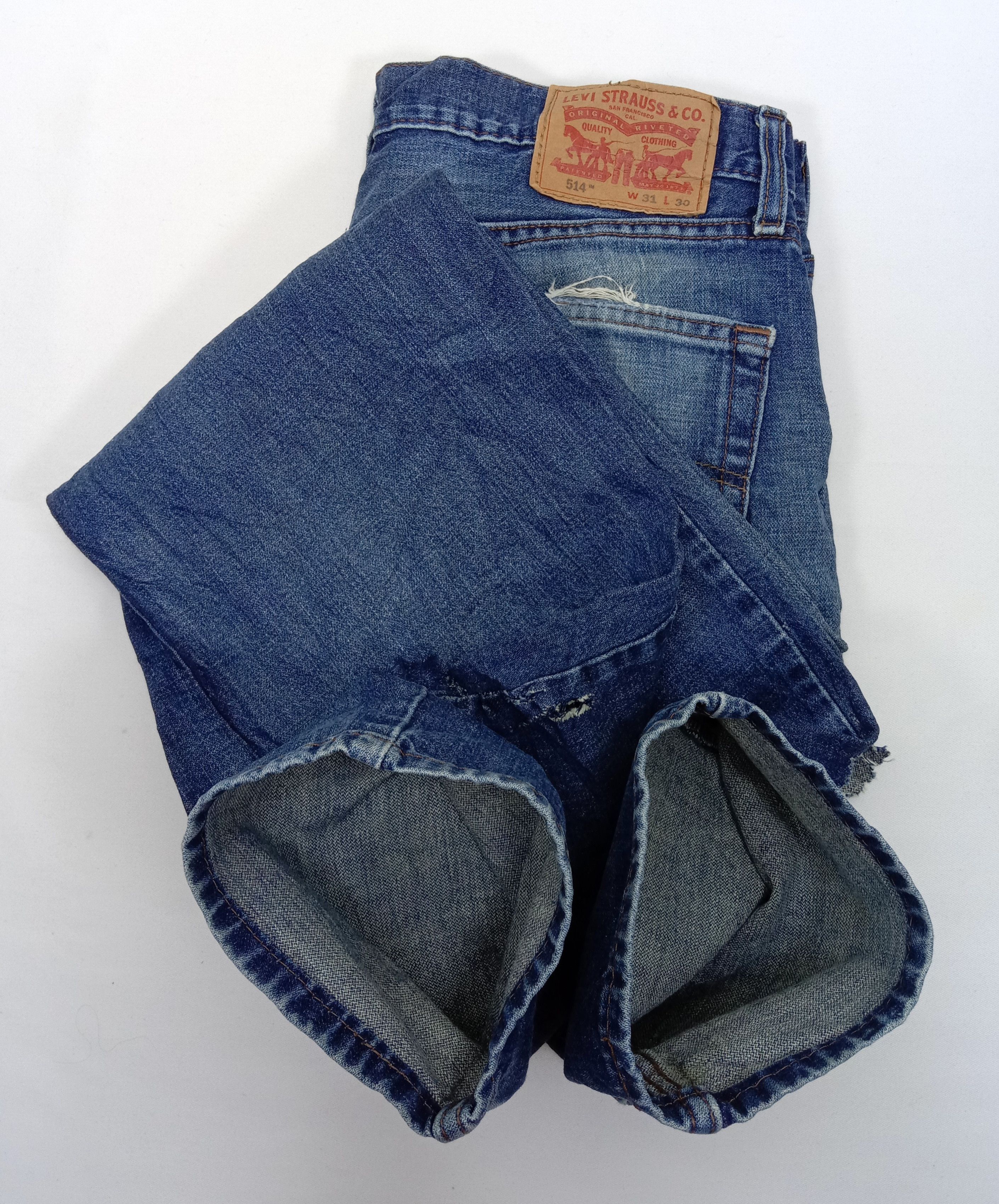 Levi's Vintage Levi's 514 Jeans Distressed Denim Size US 31 - 15 Thumbnail