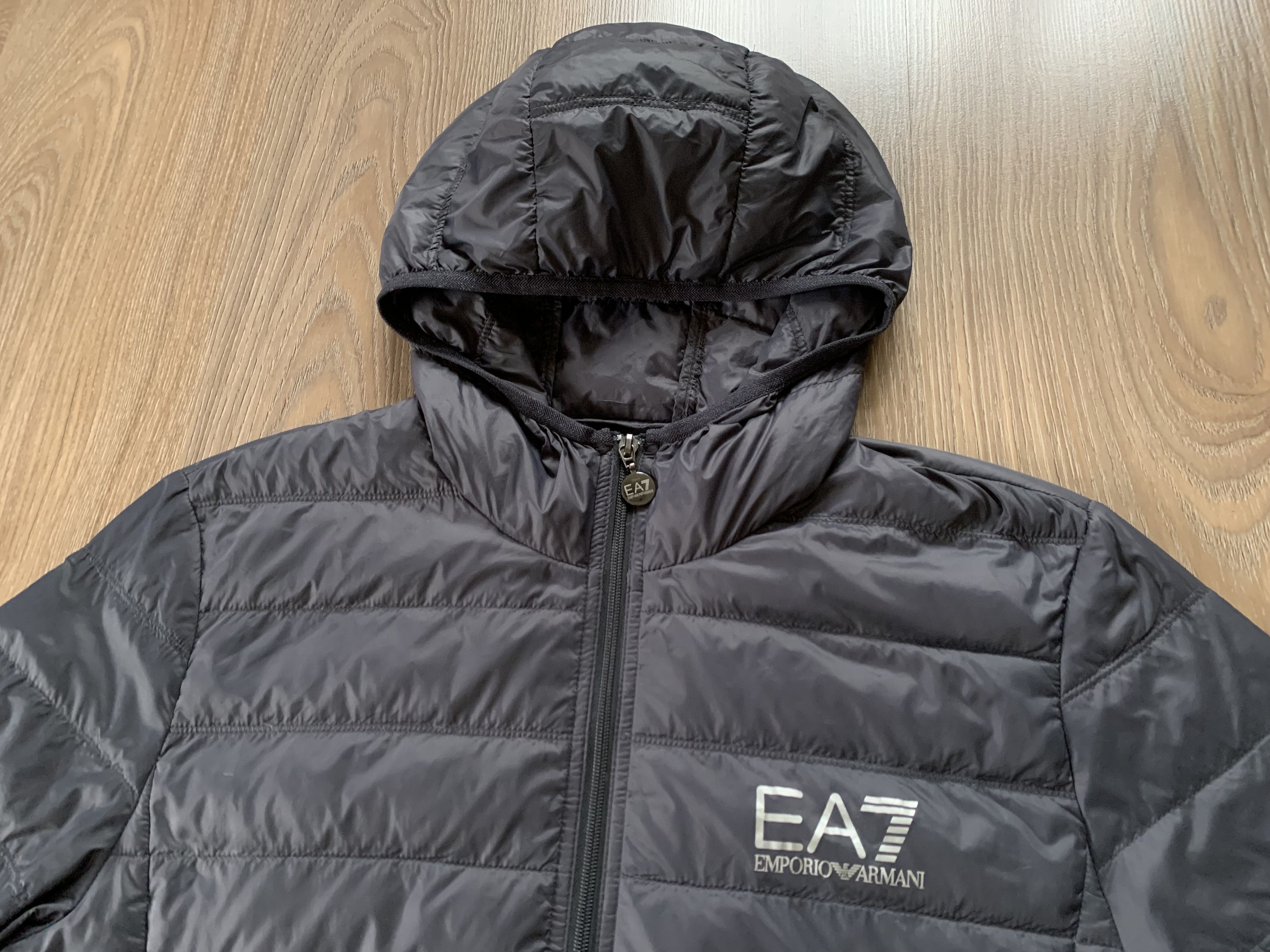 Armani × Armani Exchange Armani Exchange Light Down Quilted Hooded Jacket Size US M / EU 48-50 / 2 - 5 Thumbnail