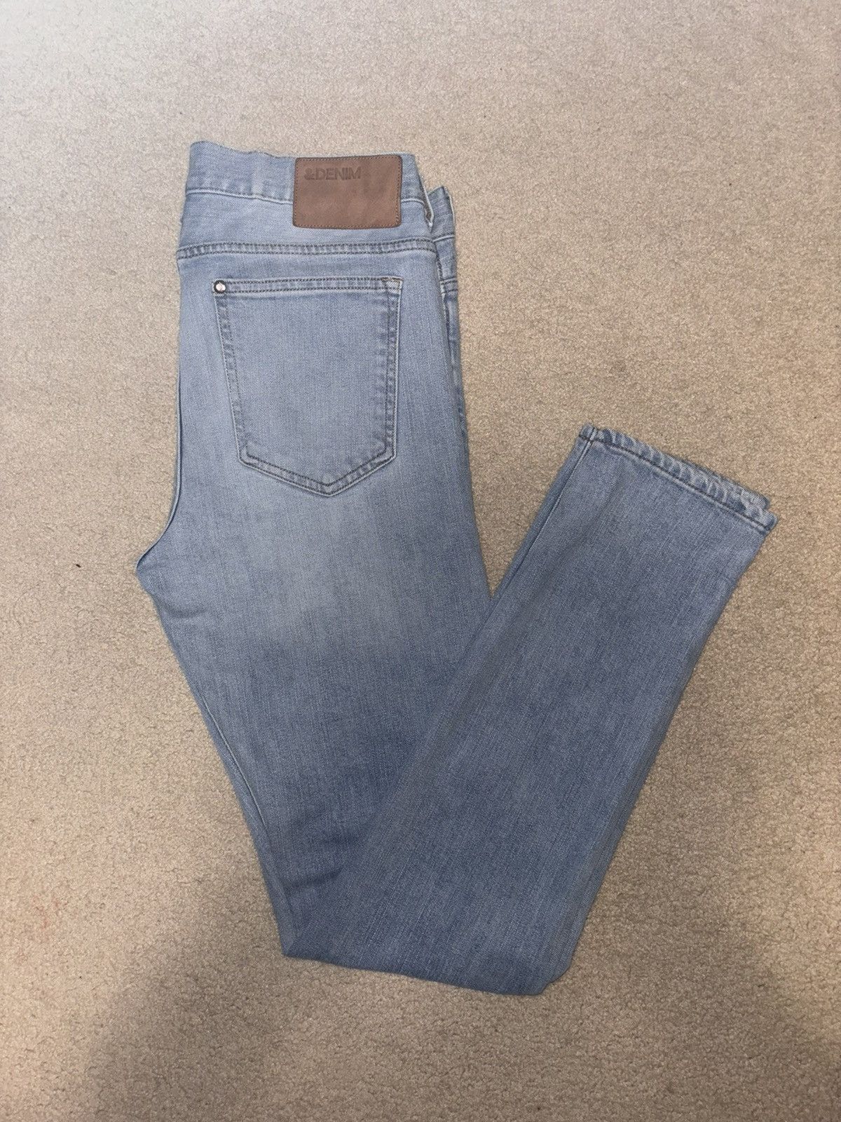 H&M H&M Jeans Mens 30x32 White Wash Denim Slim Size US 30 / EU 46 - 1 Thumbnail