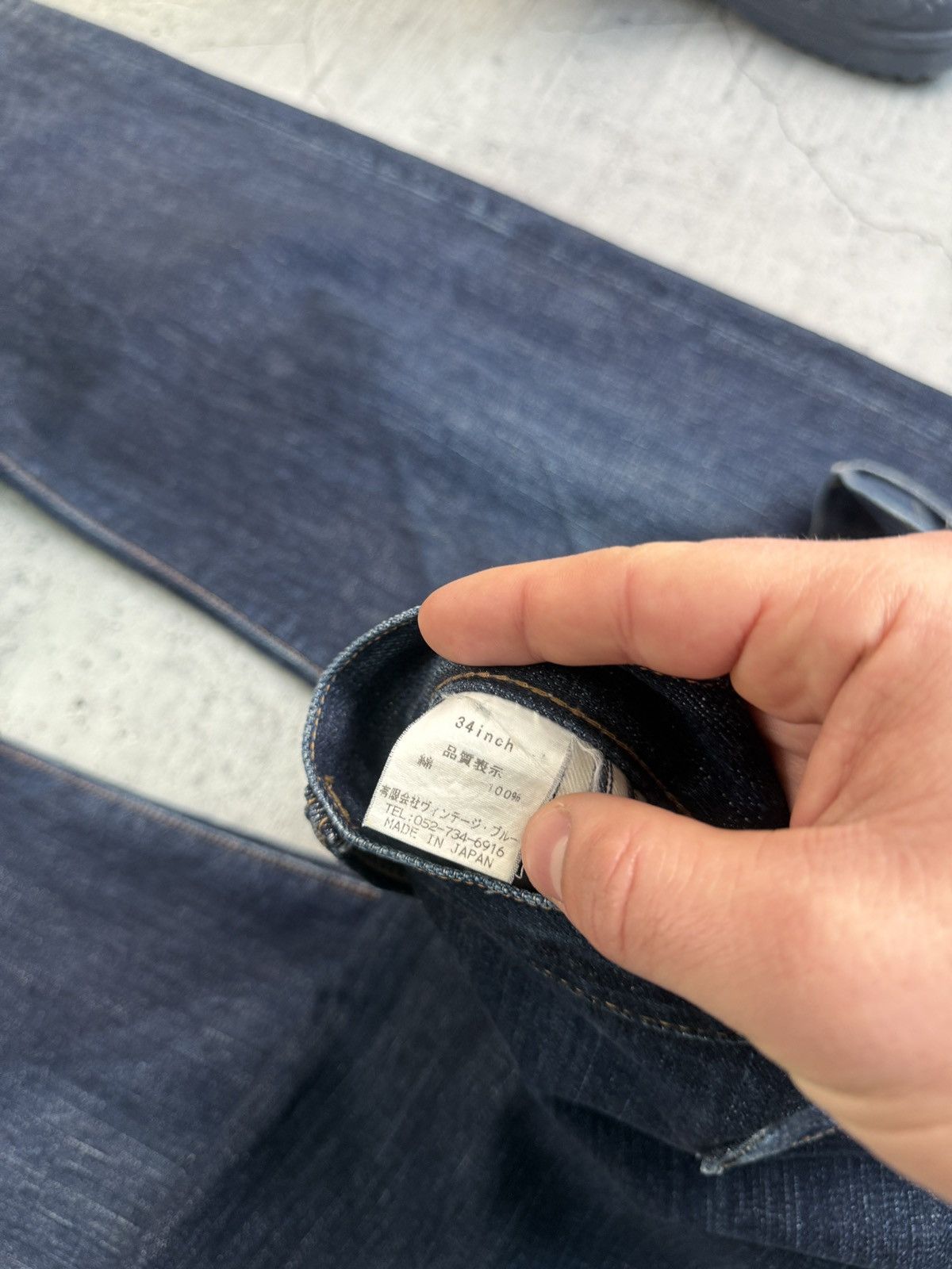 BLACK SIGN Black Sign Japan Vocalion Selvedge Denim Jeans Size 34 Size US 34 / EU 50 - 10 Thumbnail