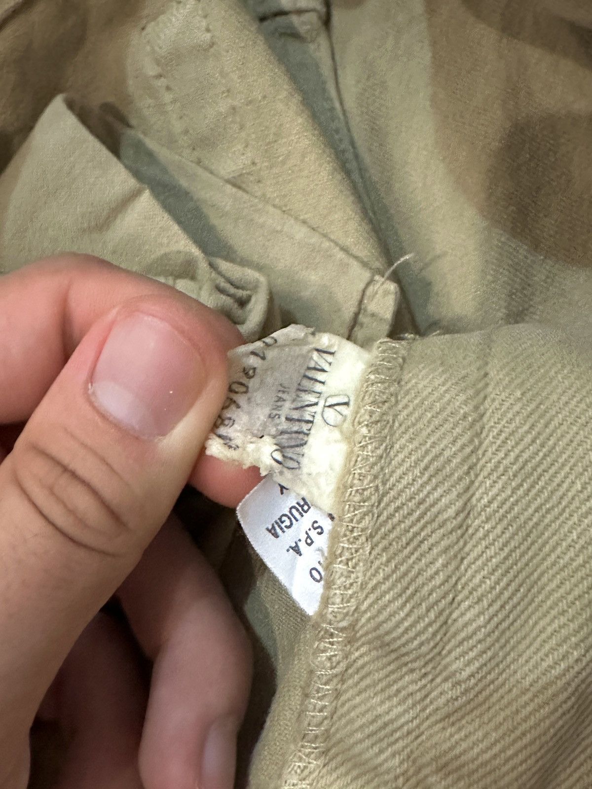 Valentino × Vintage Valentino Jeans Vintage 90s Beige Casual Pants Size US 33 - 8 Thumbnail