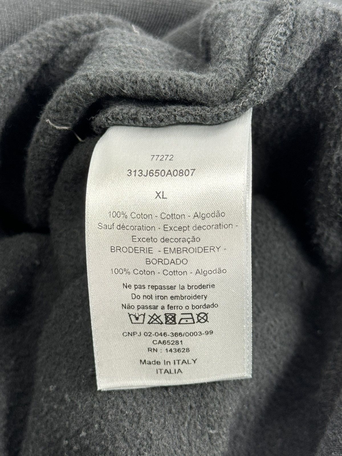 Dior LOGO EMBROIDERED HALF-ZIP UP POLO Size US XL / EU 56 / 4 - 6 Thumbnail