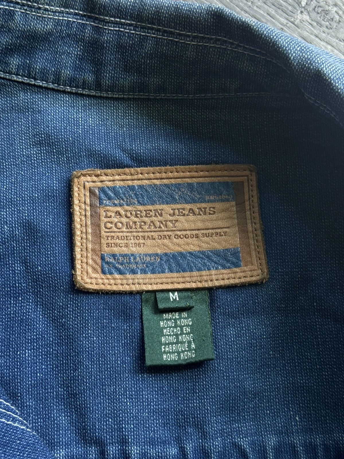 Ralph Lauren Vintage 90s ralph lauren denim chore jacket Size US M / EU 48-50 / 2 - 6 Thumbnail