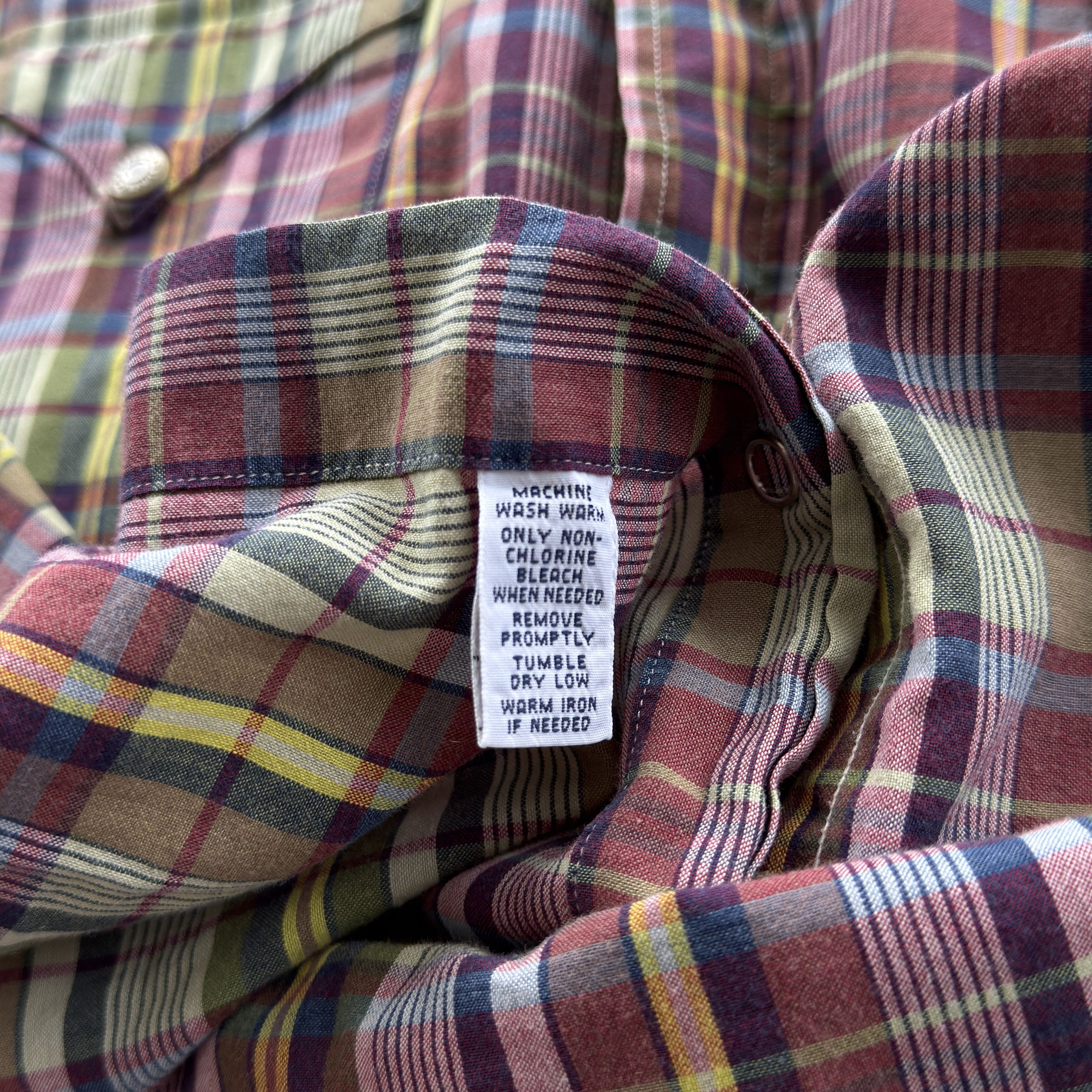 Polo Ralph Lauren 90s Polo Ralph Lauren RL Western Short Sleeve Plaid Shirt Size US M / EU 48-50 / 2 - 7 Thumbnail