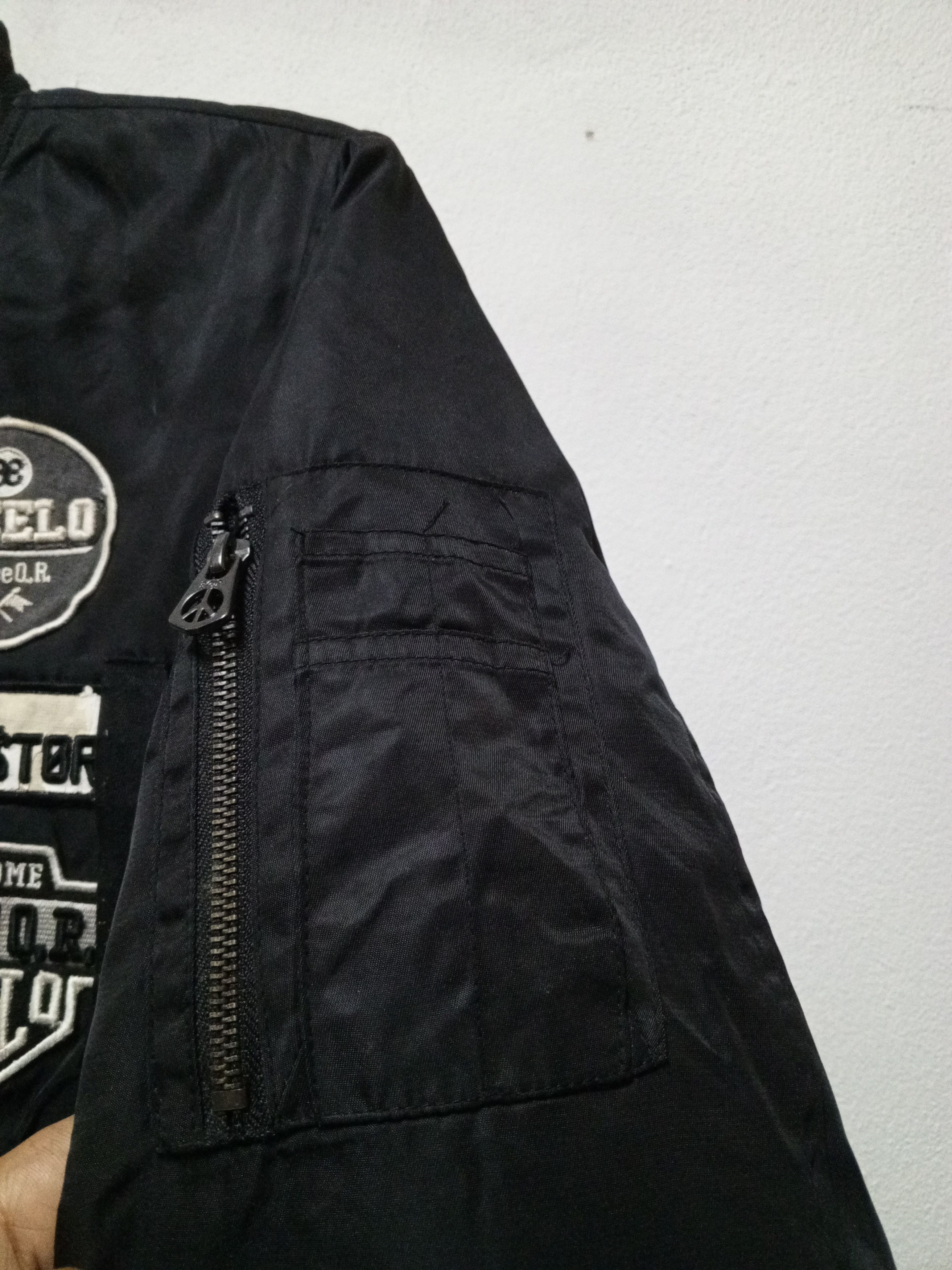 Japanese Brand × Vintage THREE Q.R BOMBER JACKET ZIPPER Size US L / EU 52-54 / 3 - 6 Thumbnail