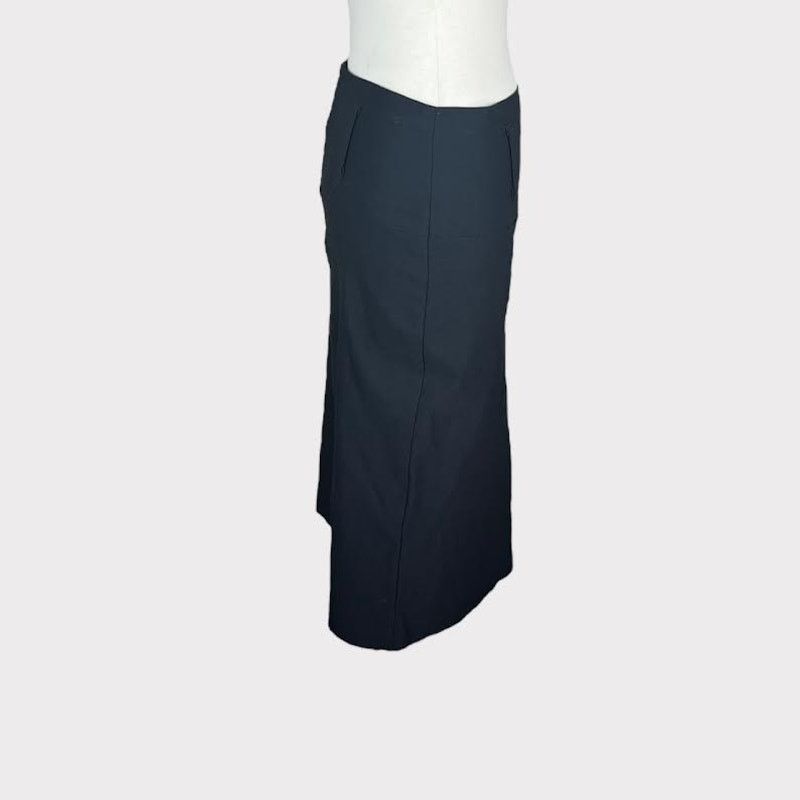 Vintage Charlotte Russe | Wide Belt Loop Pencil Skirt | Large Size 32" / US 10 / IT 46 - 2 Thumbnail