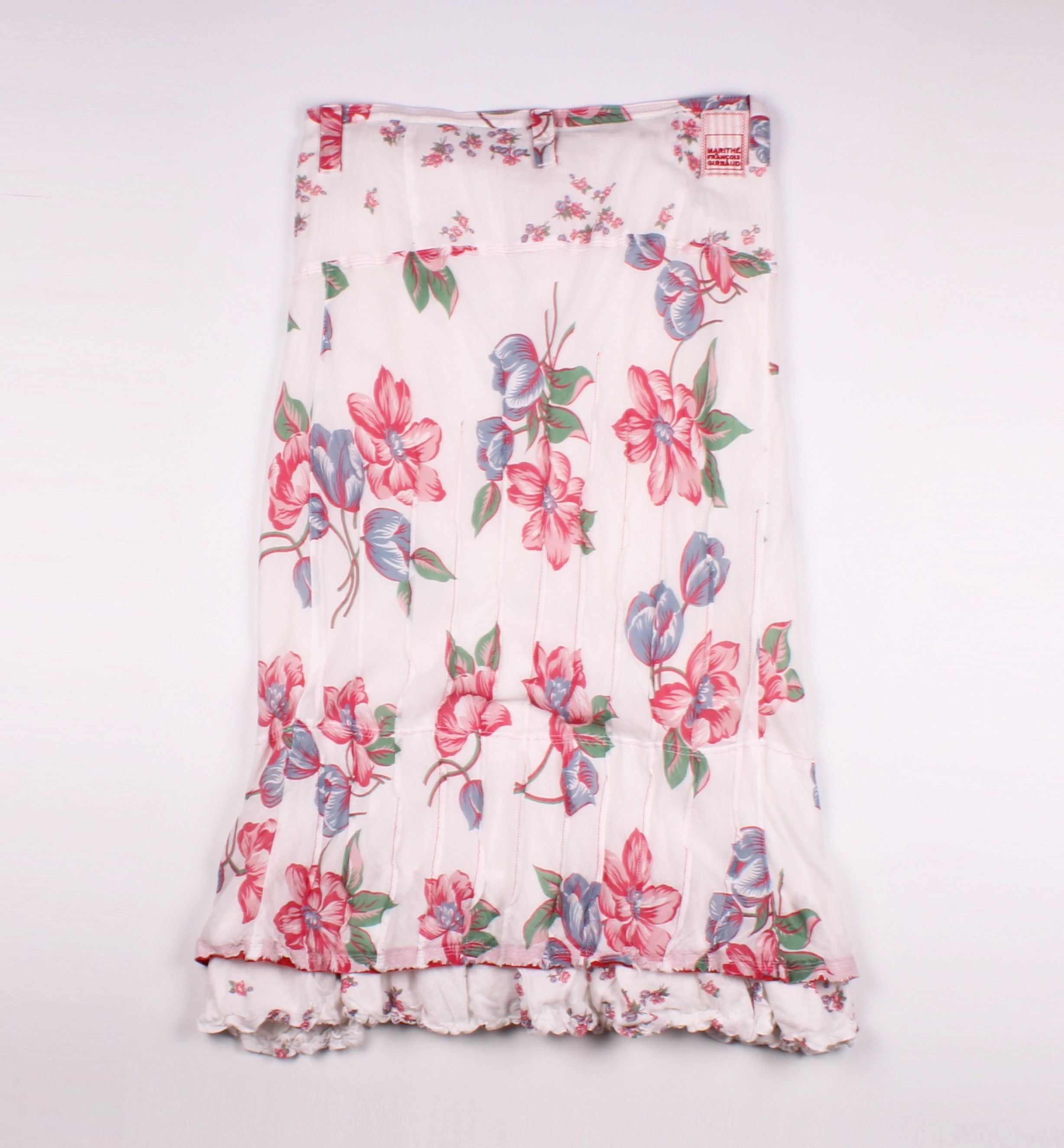 Marithe + Francois Girbaud Vintage Marithe Francois Girbaud Floral Cottagecore Skirt Size 34" / US 12 / IT 48 - 11 Thumbnail