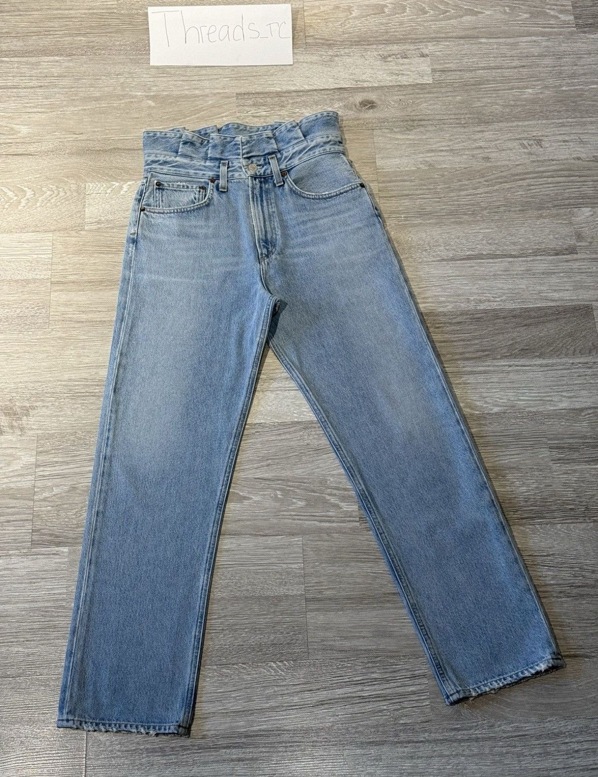 Agolde Agolde Lettuce Waistband Jeans Size 25" / US 0 / IT 36 - 4 Thumbnail