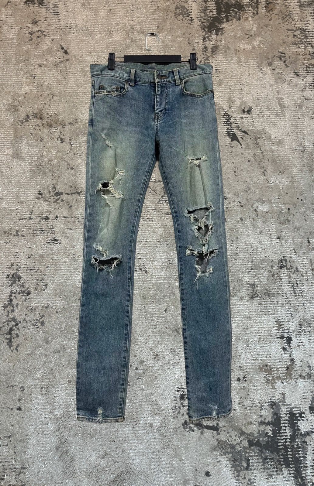 Hedi Slimane × Saint Laurent Paris Saint Laurent FW15 Crash Denim 