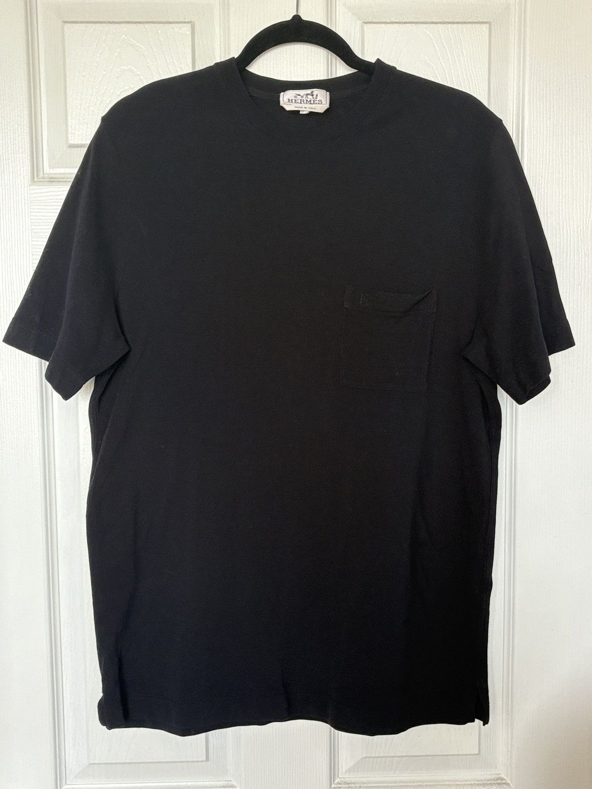 Hermes Hermes Vintage Pocket Tee Size US L / EU 52-54 / 3 - 1 Thumbnail