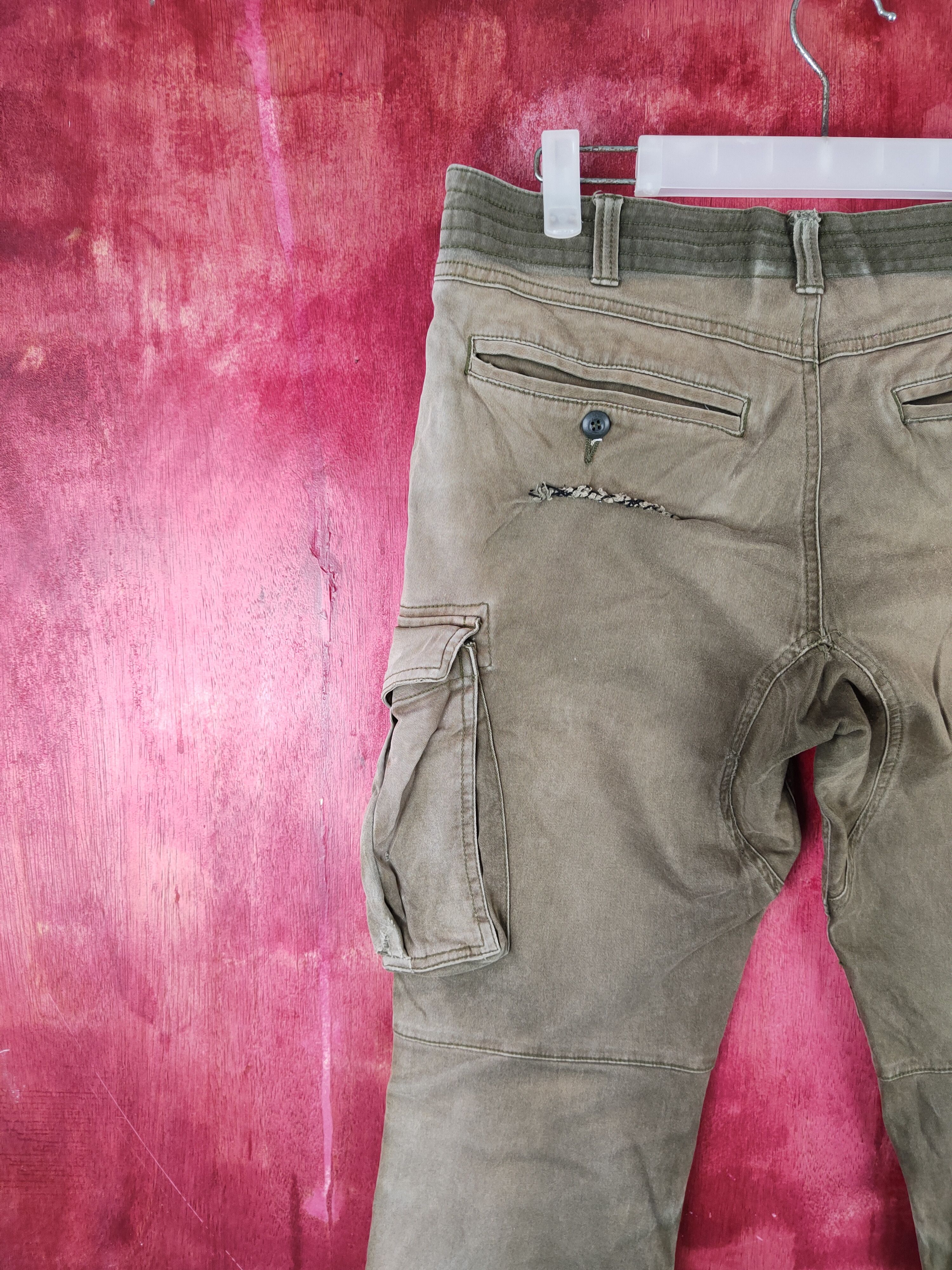 Japanese Brand Geride Brown Faded Multipocket Tactical Cargo Pants #S1502 Size US 32 / EU 48 - 13 Thumbnail