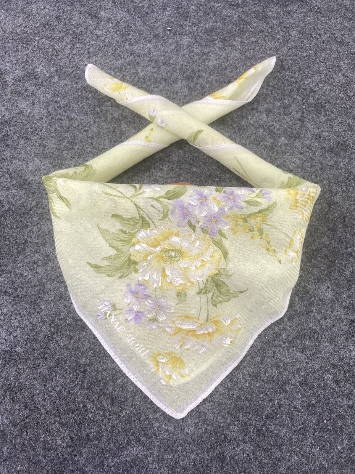 Hanae Mori × Vintage Hanae Mori Handkerchief / Bandana / Neckerchief-B053 Size ONE SIZE - 2 Thumbnail
