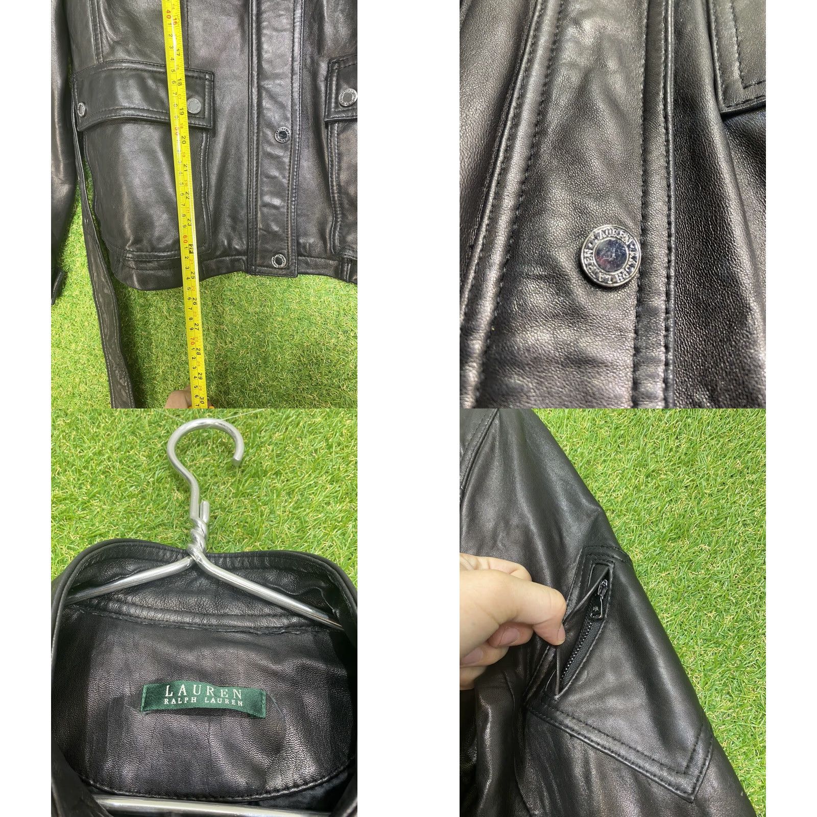 Ralph Lauren Lauren Ralph Lauren Leather Jacket Biker Size Large L Womens Size L / US 10 / IT 46 - 8 Thumbnail