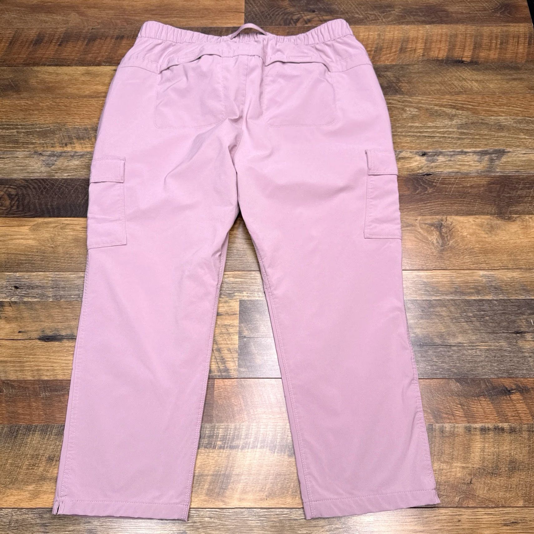 Eddie Bauer Eddie Bauer Cargo Pants Purple Crop Stretch Belt T18 Womens Size 40" / US 18 - 2 Thumbnail