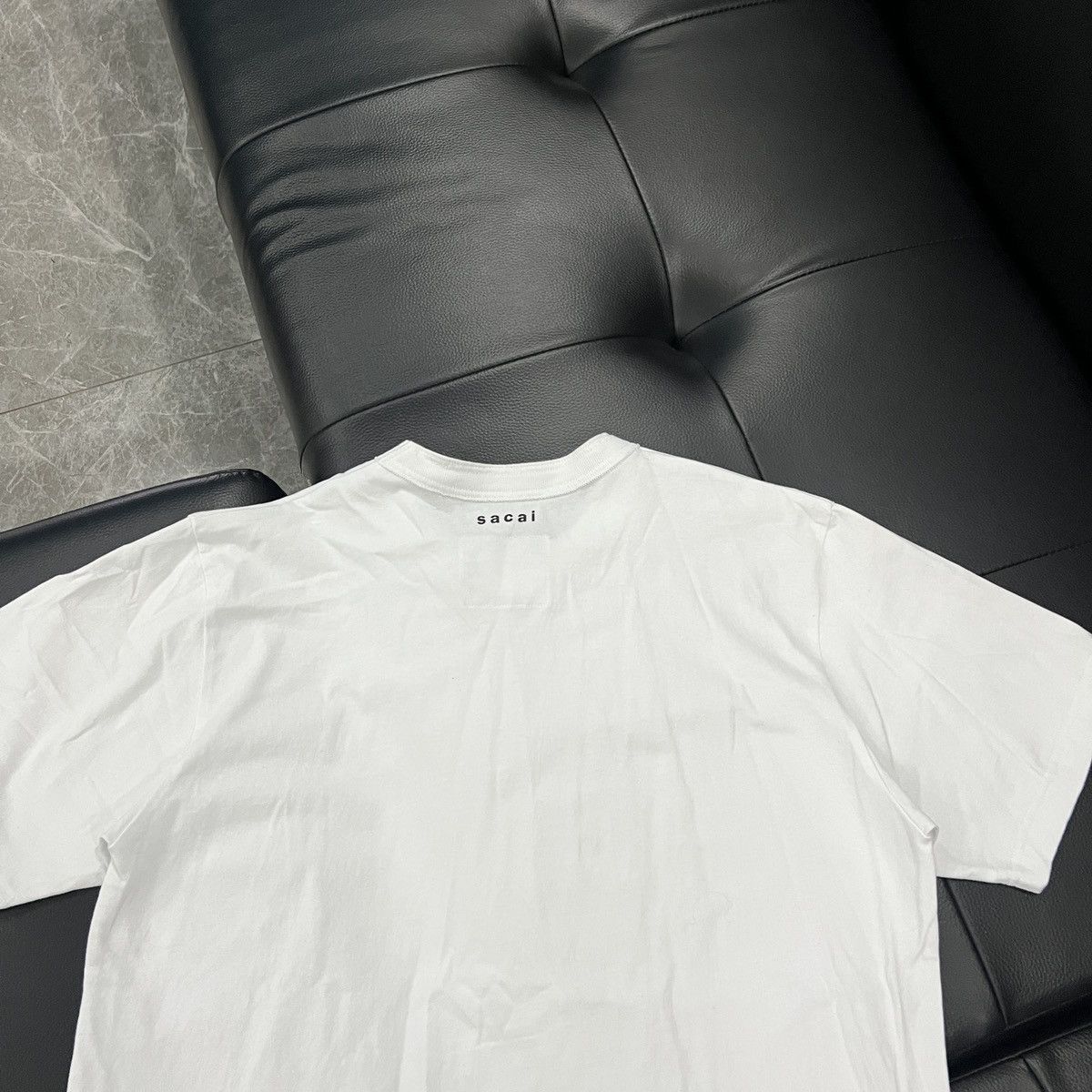 Sacai Sacai FW21 by KAWS Logo T-Shirt Size US L / EU 52-54 / 3 - 7 Thumbnail