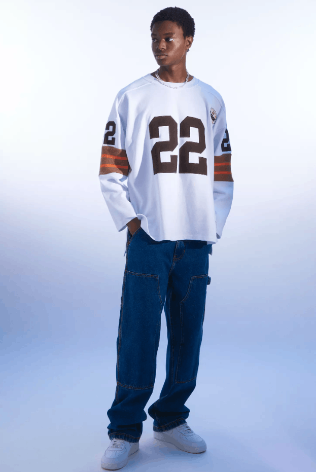 Xlarge XLARGE Football Longsleeve Tshirt Size US XL / EU 56 / 4 - 3 Thumbnail