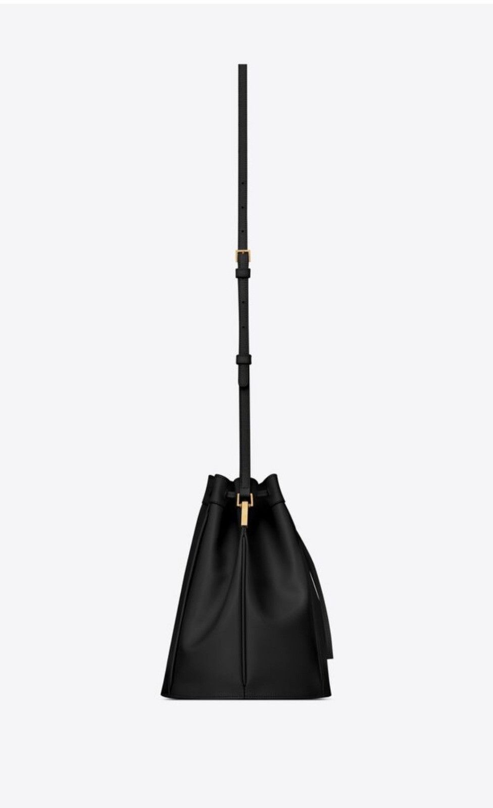 Saint Laurent Paris o1b1hav110724 Size: OS / Talitha Medium Bucket Bag in Black Size ONE SIZE - 3 Thumbnail