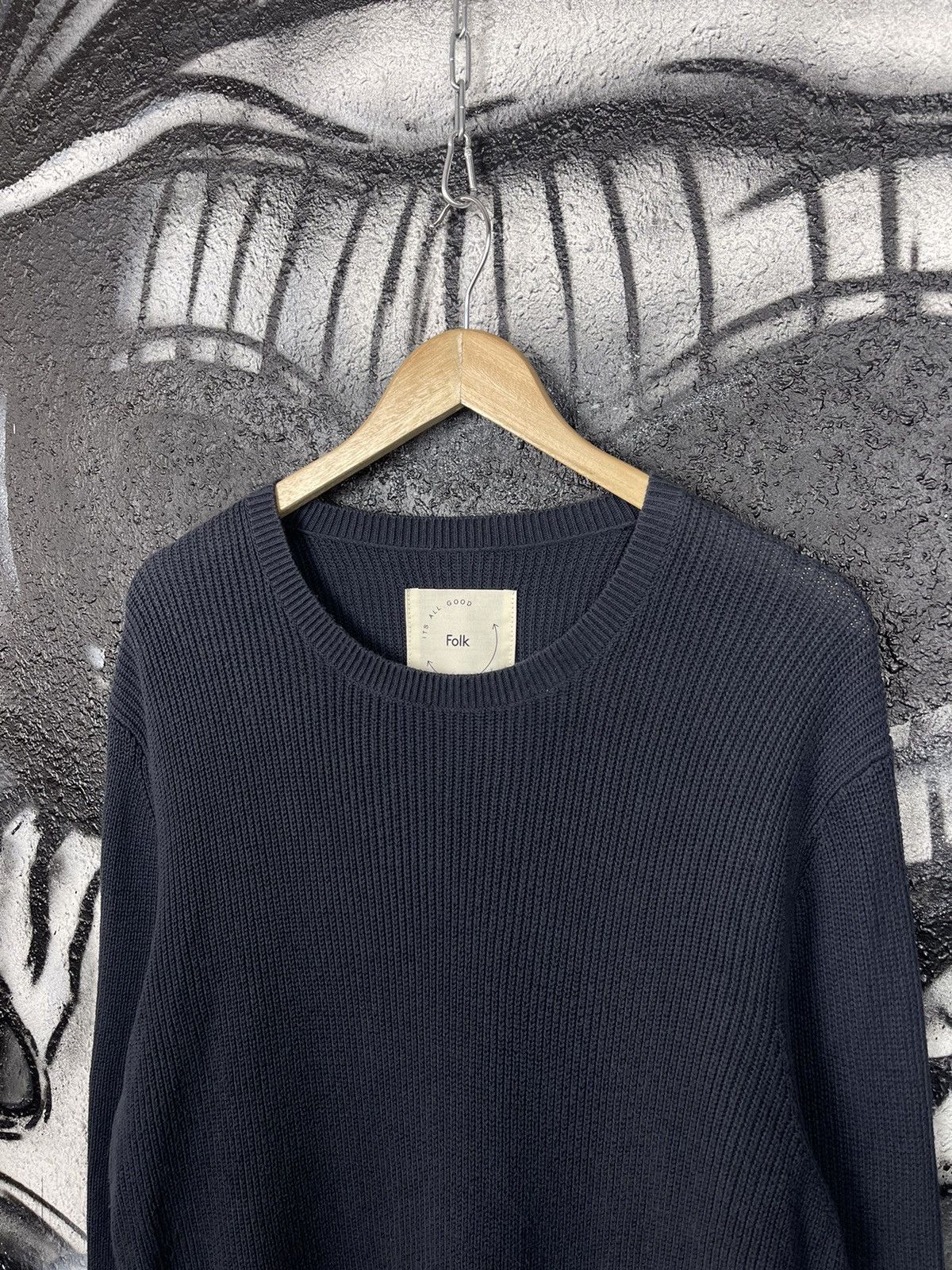 Folk Folk Organic Cotton Knited Jumper Men’s Size 4 Size US L / EU 52-54 / 3 - 3 Thumbnail
