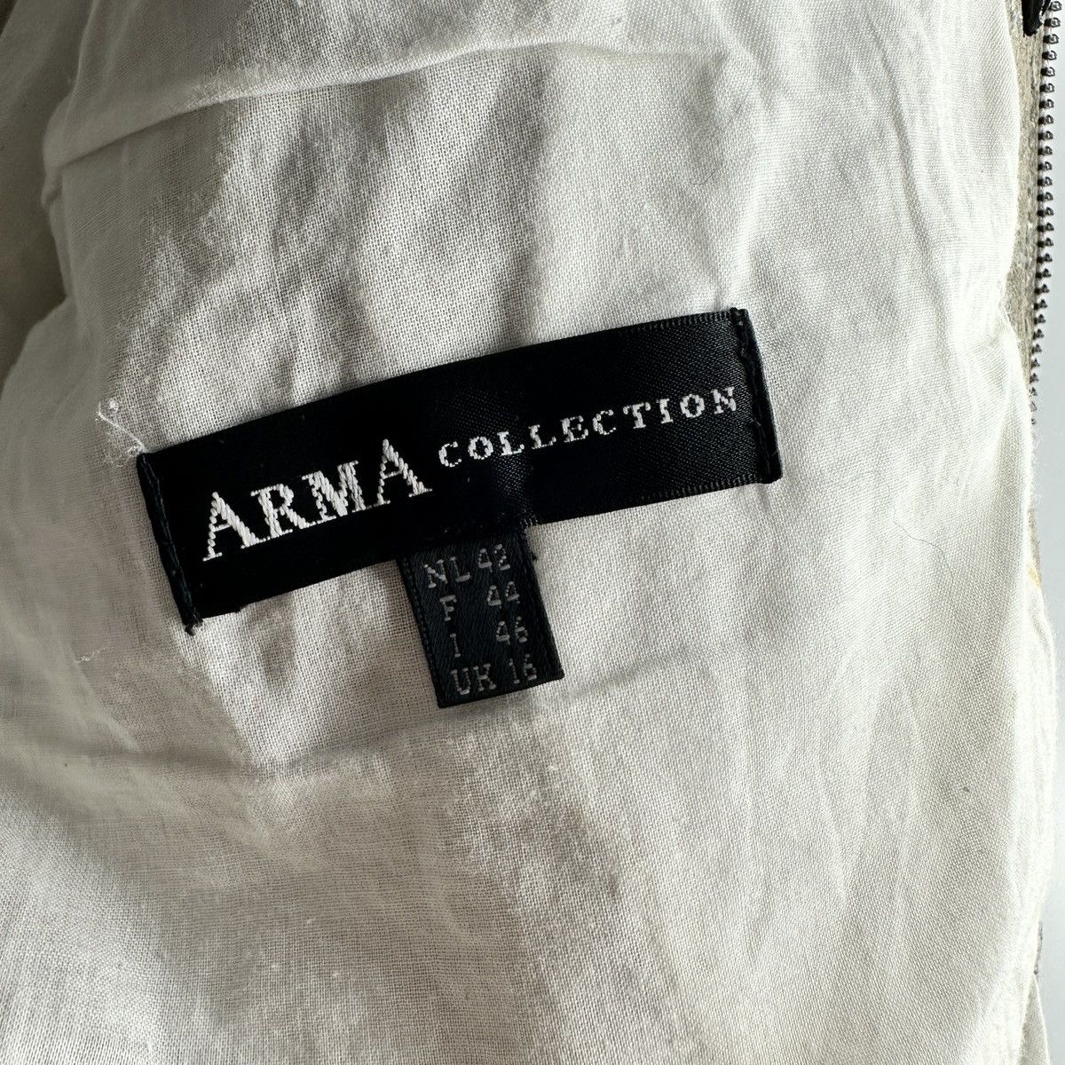 ARMA Metallic silver leather jacket by Arma sz S Size M / US 6-8 / IT 42-44 - 9 Thumbnail
