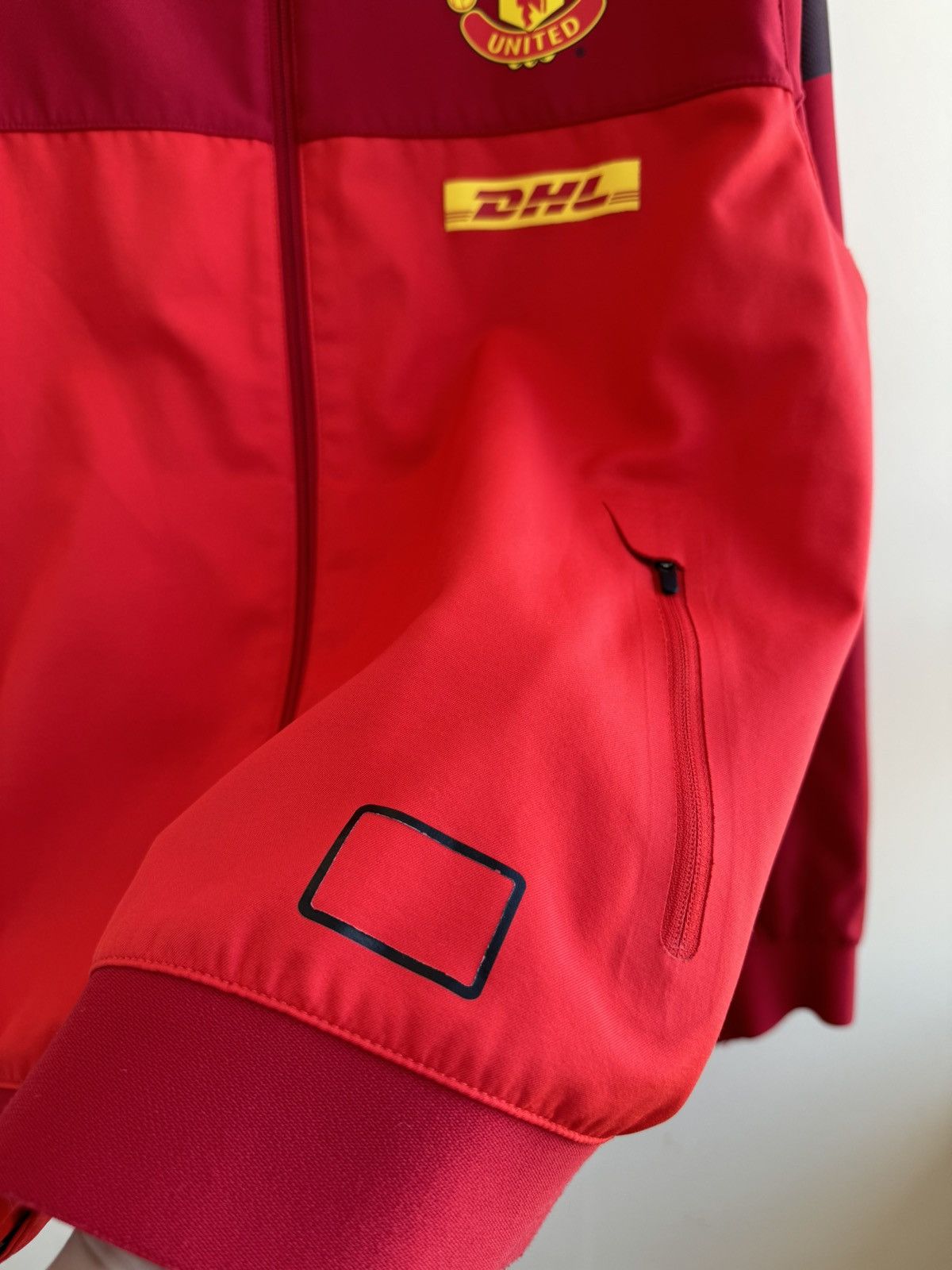 Vintage Manchester United training jacket vintage L XL red black Size US XL / EU 56 / 4 - 5 Thumbnail