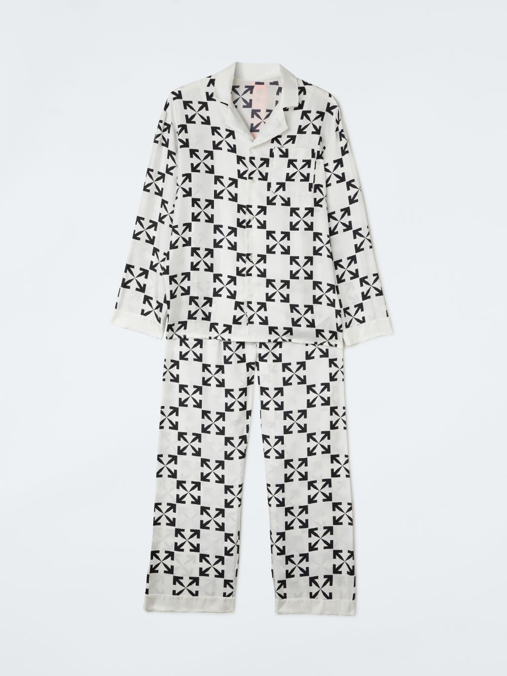 o1gr1nt1124 Size: M / Arrow Pattern Pyjamas in White