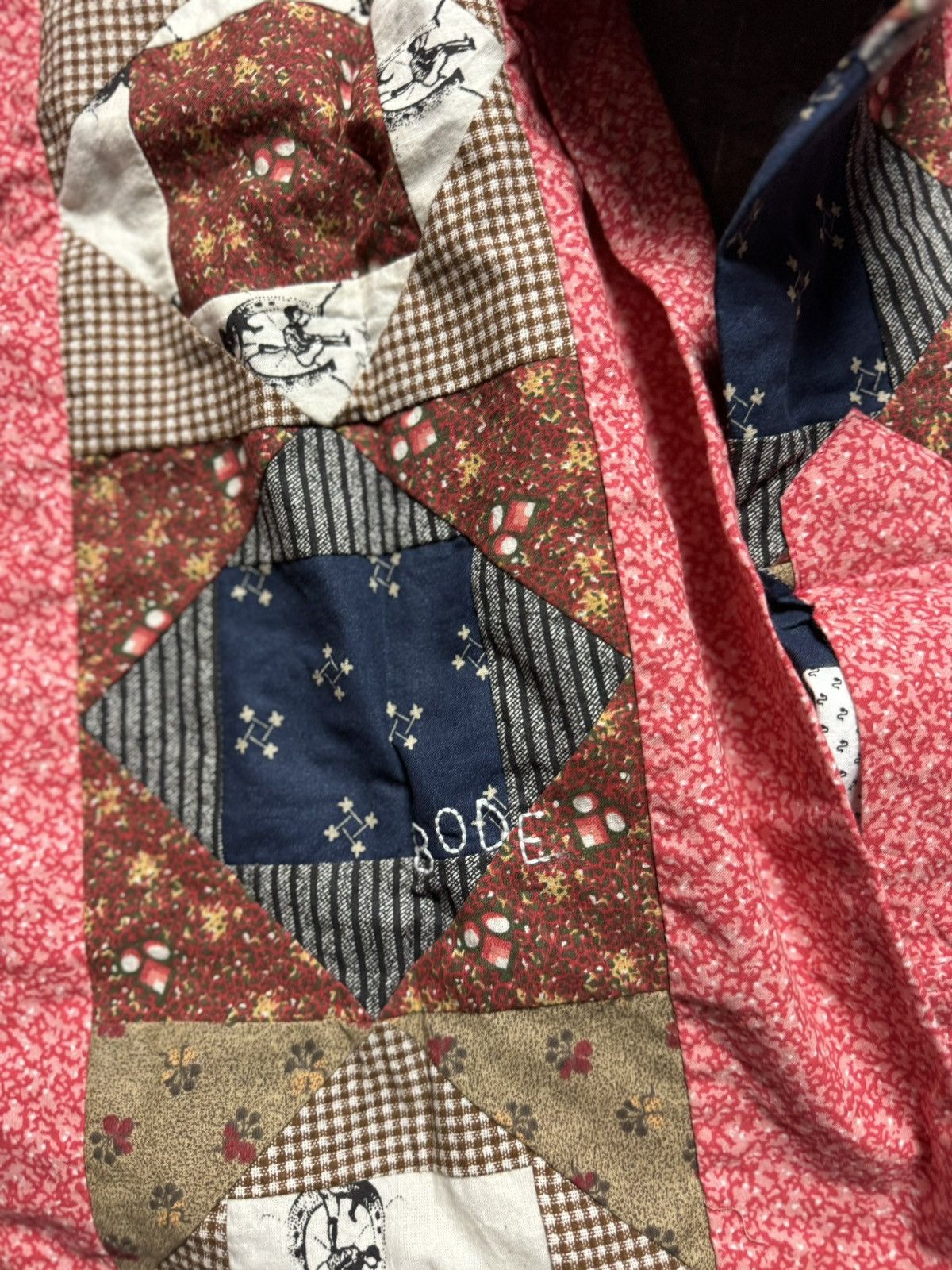 Bode Bode Calico This and That Patchwork Longsleeve Shirt Size US L / EU 52-54 / 3 - 12 Thumbnail
