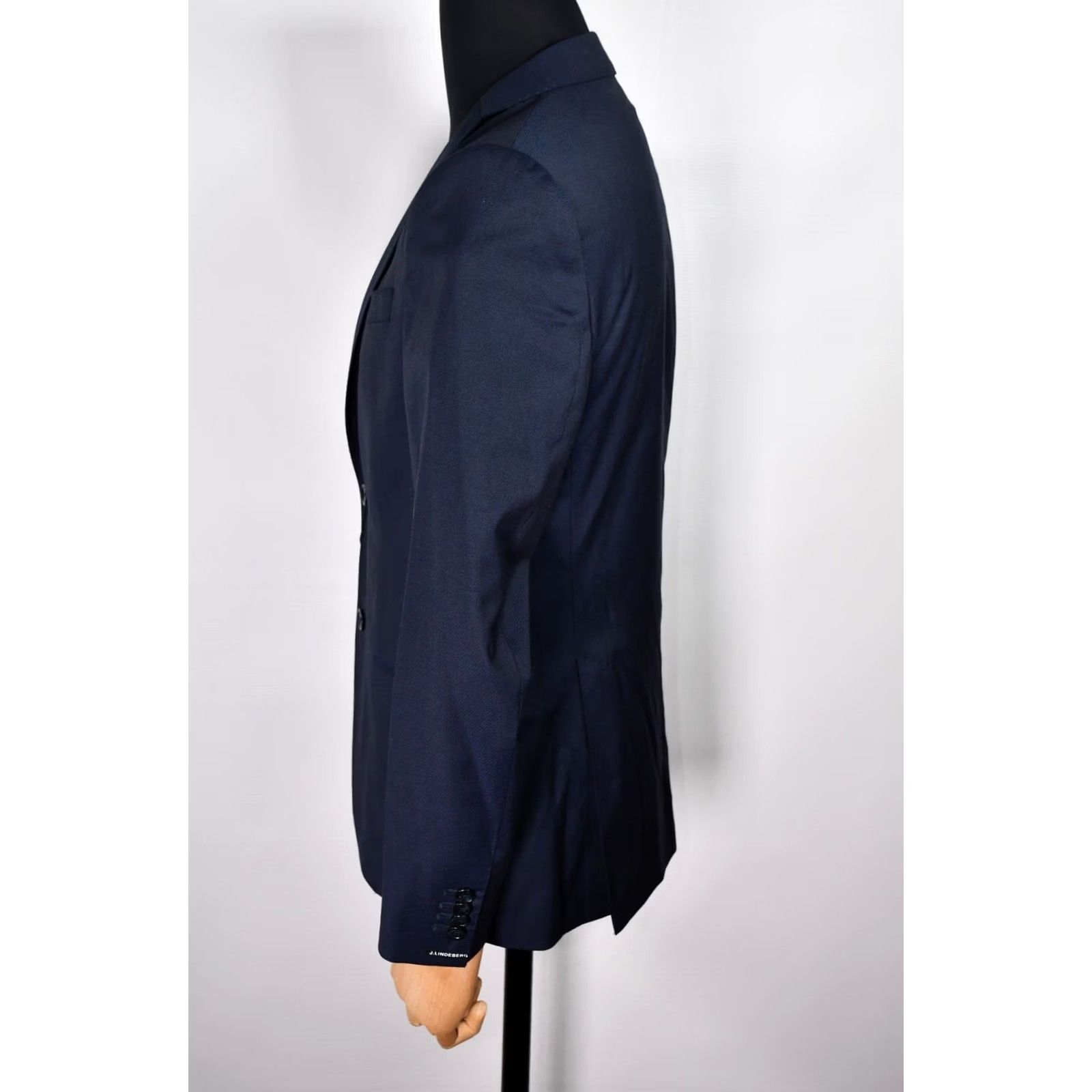 J.Lindeberg J.Lindeberg Slim HOPPER SOFT WOOL STRUCTURE SPORTCOAT 48R Blue Blazer Mens Size 48R - 7 Thumbnail
