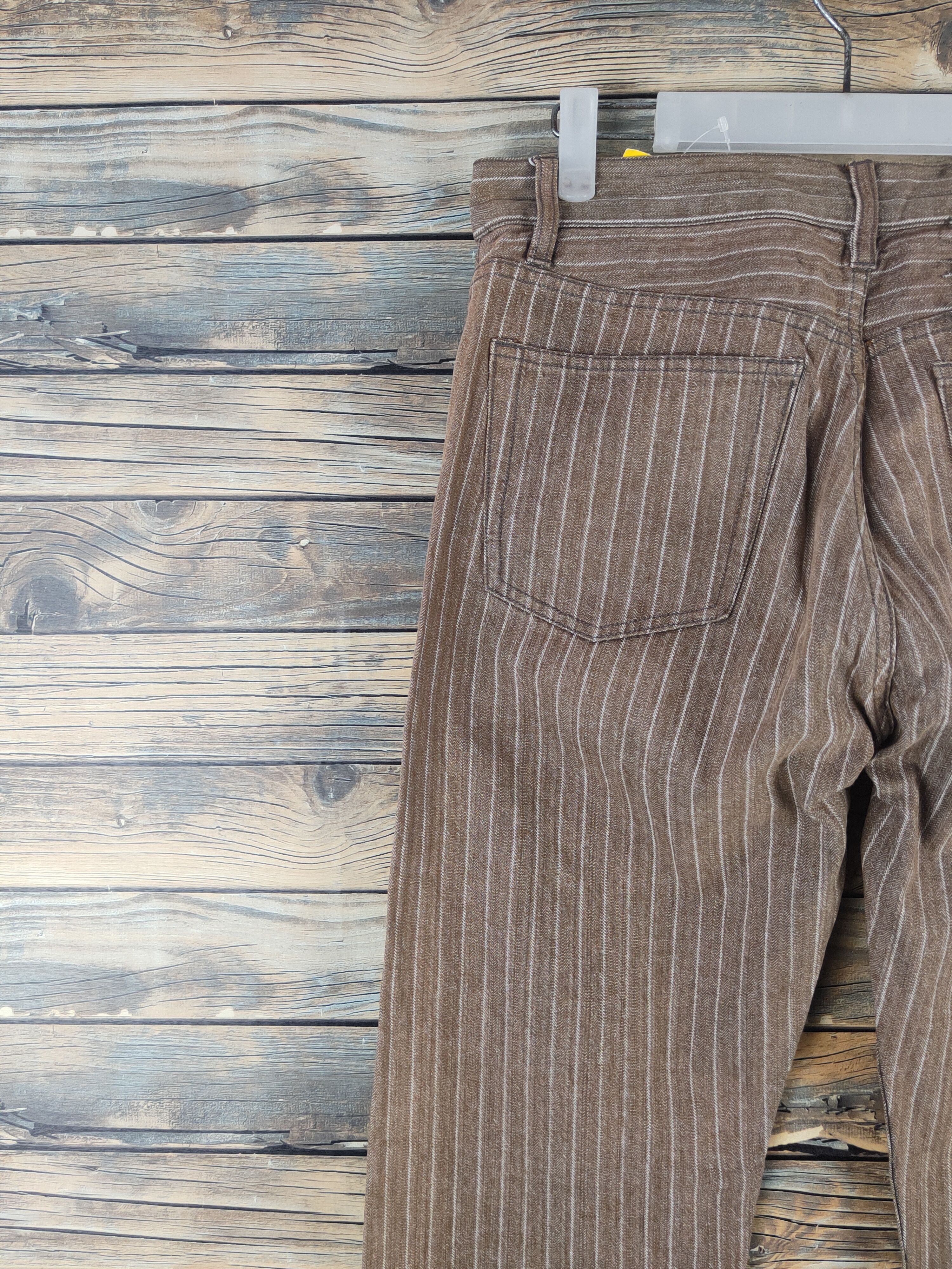Japanese Brand DL Root Three Brown Multipocket Casual Pants #46-286T Size US 31 - 8 Thumbnail