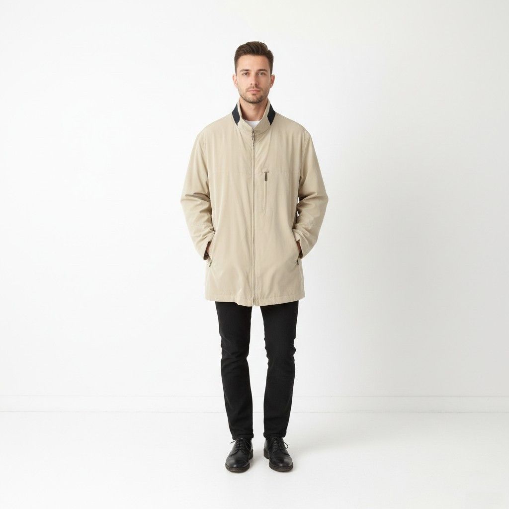 Pierre Cardin Pierre Cardin Men 58 XXL Jacket Beige Casual Top 5881 Size US XXL / EU 58 / 5 - 1 Thumbnail