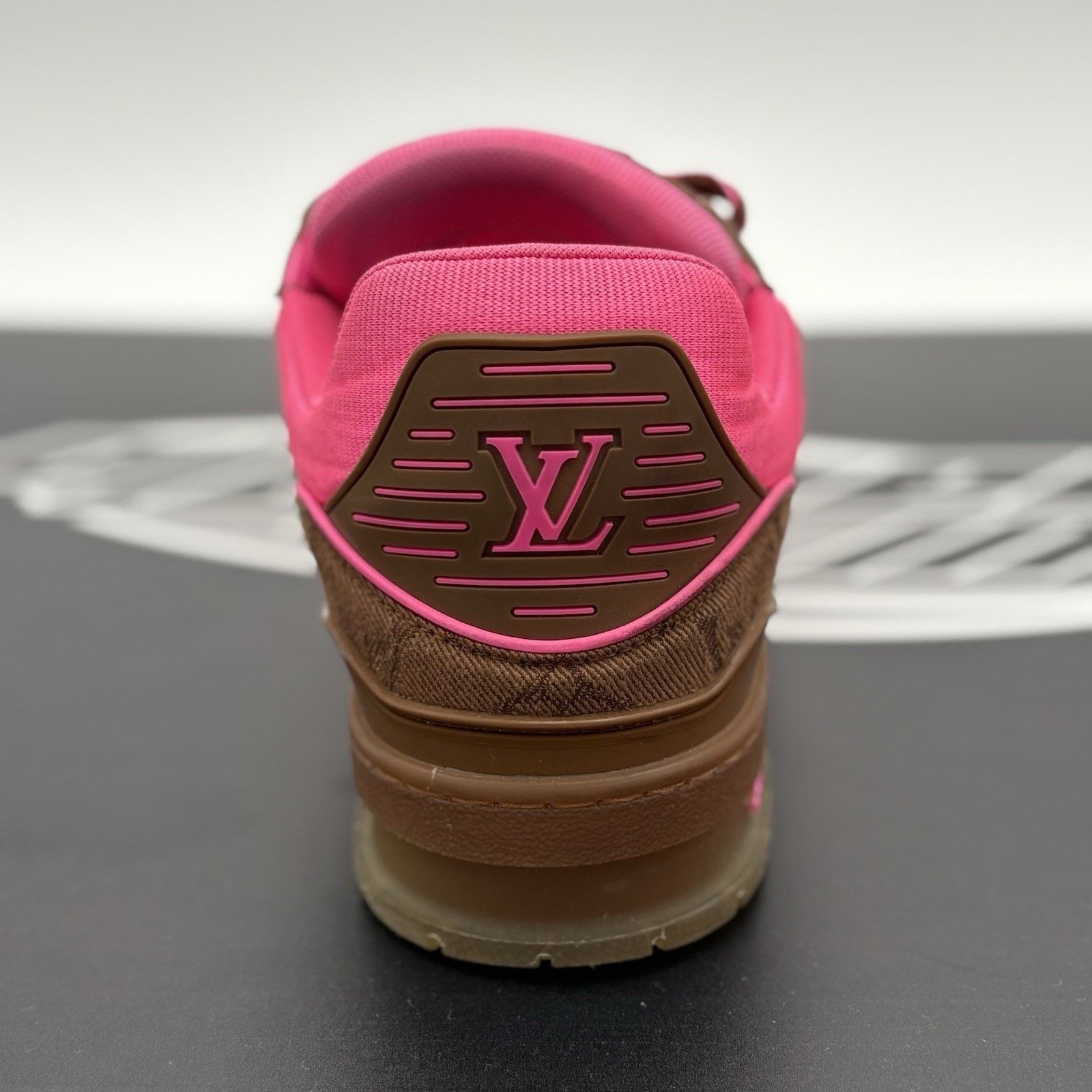 Louis Vuitton Louis Vuitton Trainer ' Pink Brown ' | GREAT CONDITION! Size US 9.5 / EU 42-43 - 3 Thumbnail