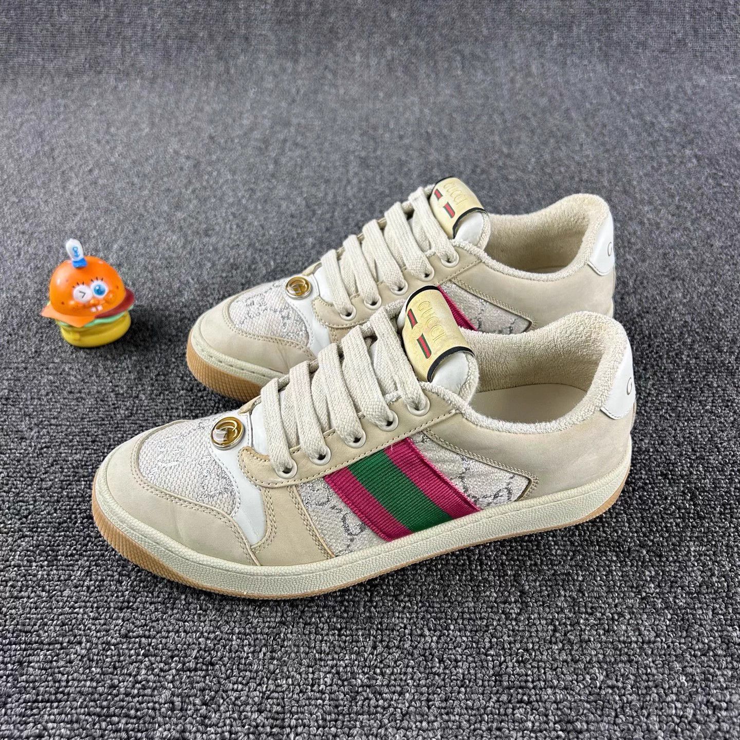 Gucci Gucci Pink & White Rhyton 36.5 like new Size US 5.5 / IT 35.5 - 1 Thumbnail