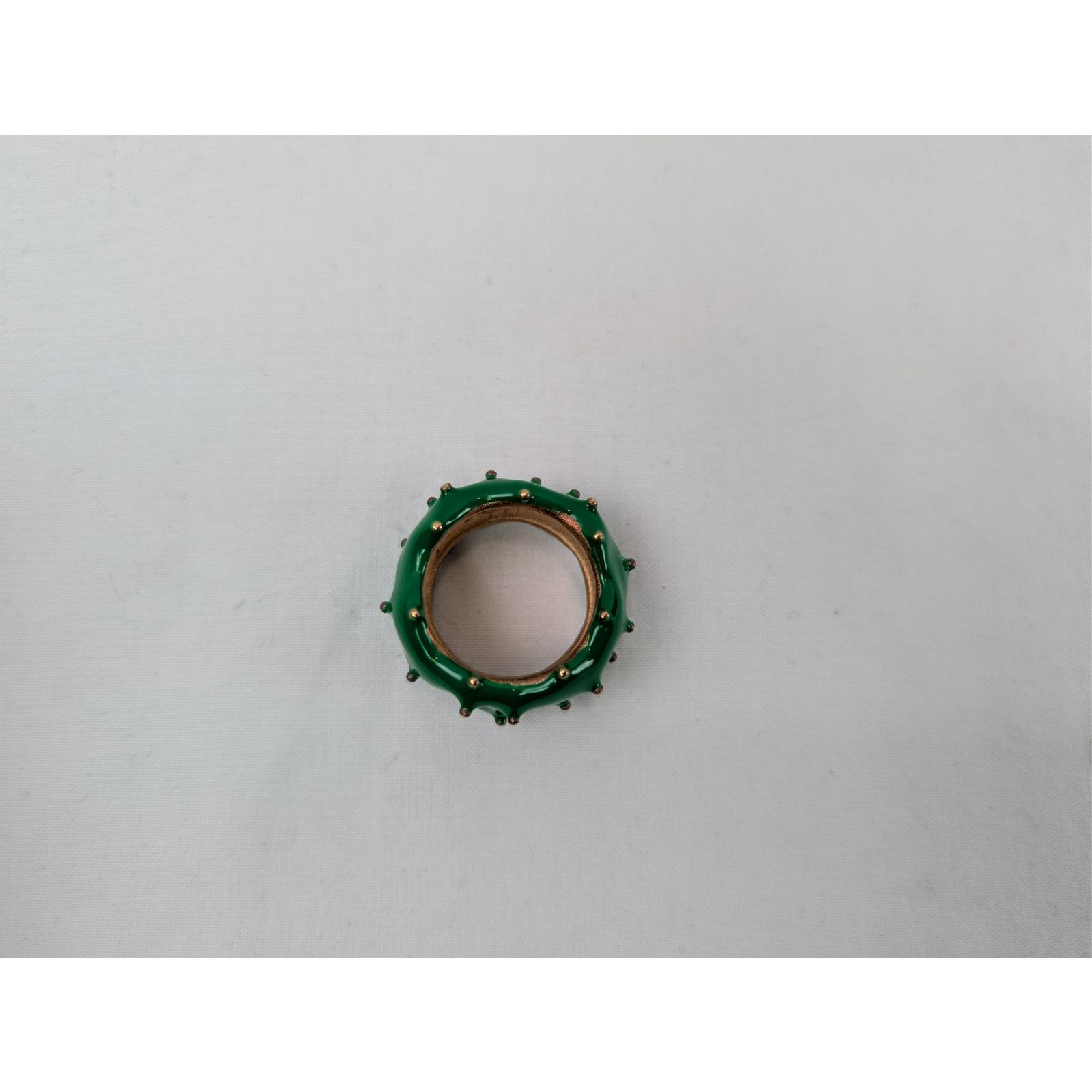 Bottega Veneta o1rshd1 Size: 21 / Gold F St Silver / Enamel Ring Parakeet Size ONE SIZE - 8 Thumbnail