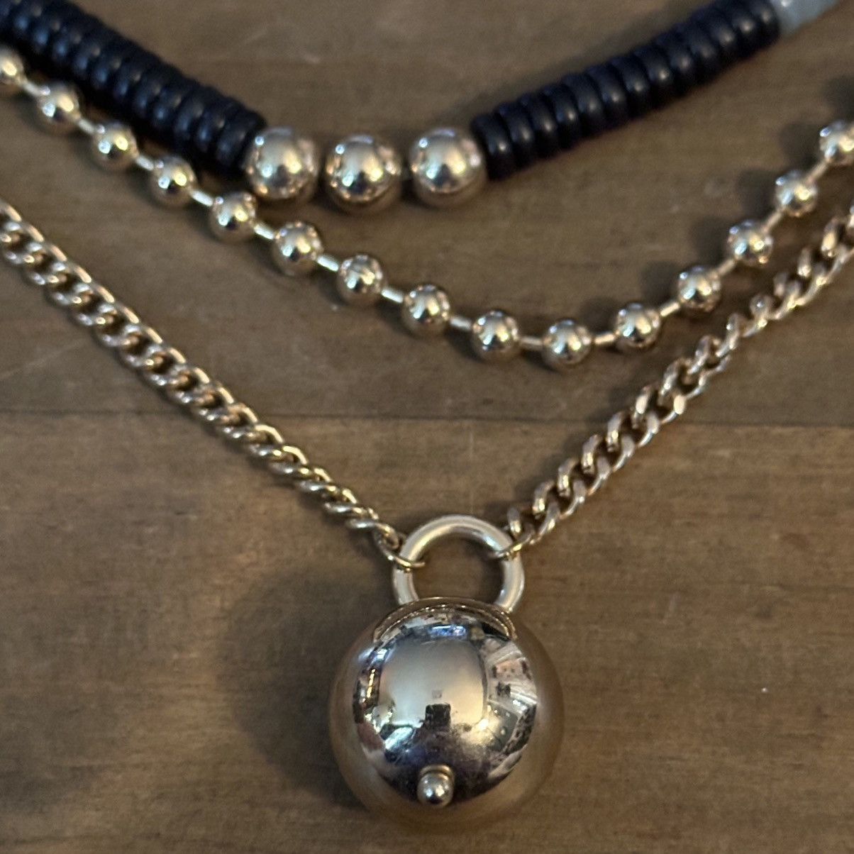 Other Gold tone multi chain layered necklace Size ONE SIZE - 3 Thumbnail