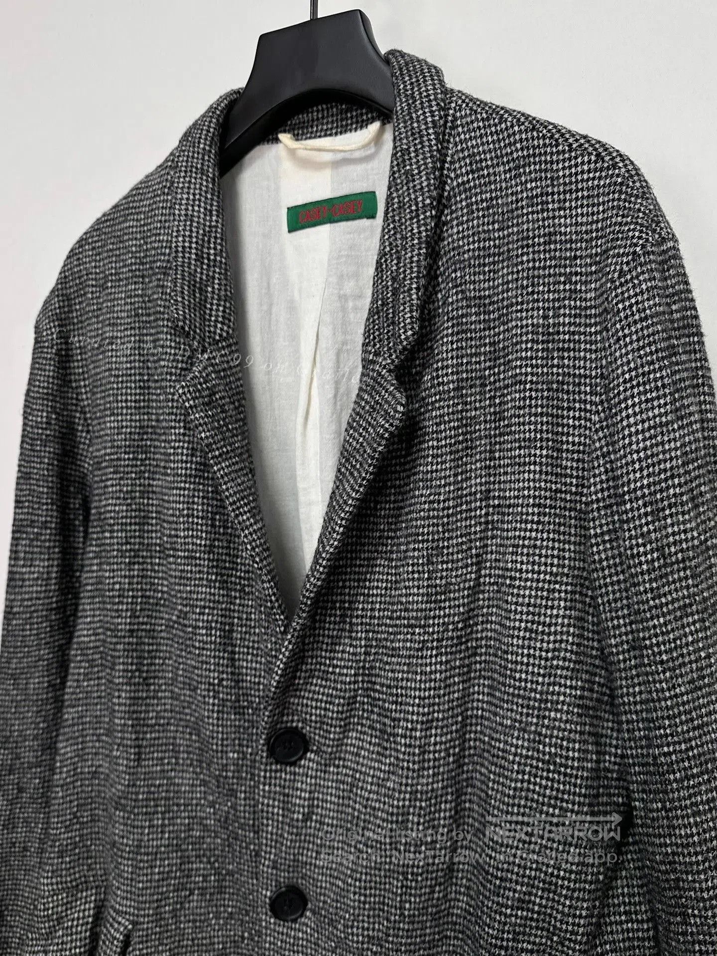 Casey Casey Casey Casey Brushed Wool Houndstooth Coat. Size US S / EU 44-46 / 1 - 4 Thumbnail