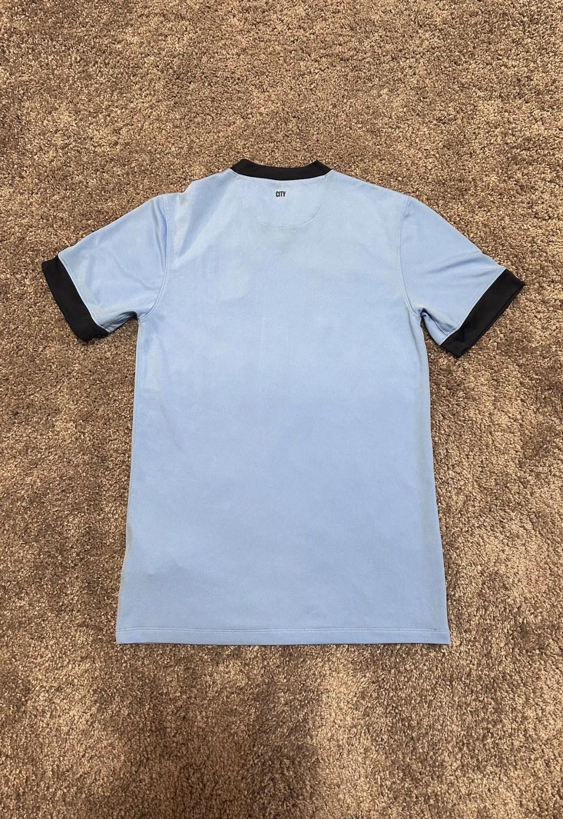 Nike MANCHESTER CITY AUTHENTIC 2014/15 HOME JERSEY NIKE SOCCER Size US S / EU 44-46 / 1 - 5 Thumbnail