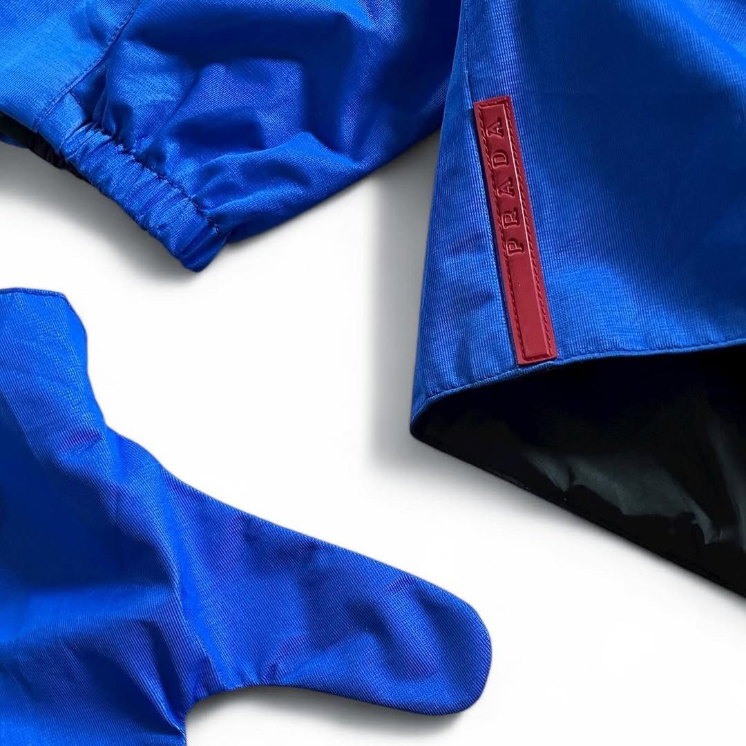Prada SOLD - AW99 Technical PTFE Gore-Tex Hidden Glove Jacket Size US L / EU 52-54 / 3 - 9 Thumbnail