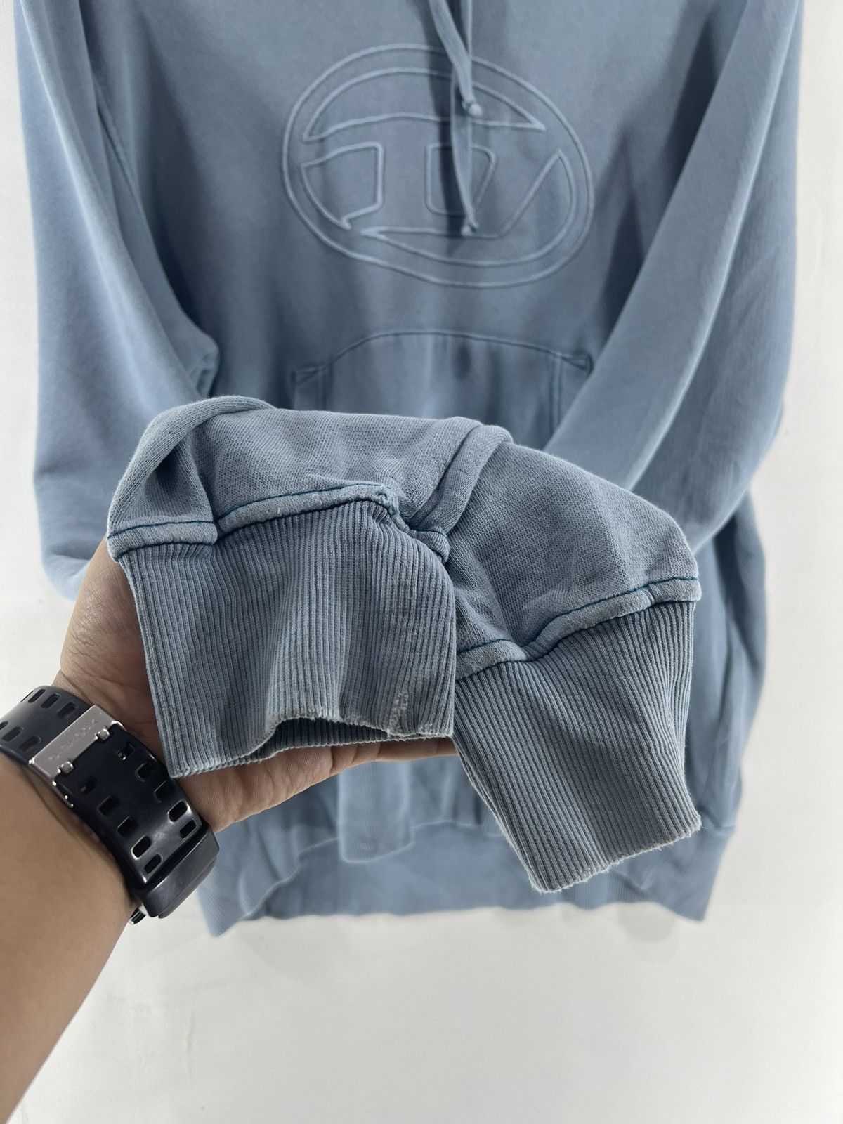 Diesel Black Gold × If Six Was Nine Distressed Diesel Pull Over Hoodie Streetwear Size US M / EU 48-50 / 2 - 7 Thumbnail