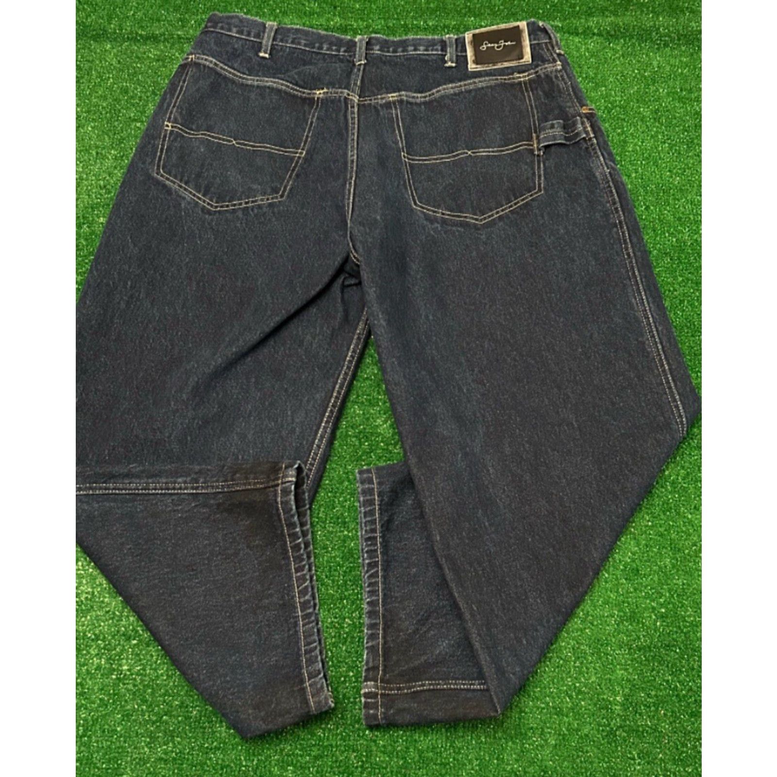 Sean John VINTAGE Sean John Jeans Baggy Grunge Hip Hop Skater Y2K Denim Wash 38x28 Mens Wide-Leg Size US 38 / EU 54 - 2 Thumbnail