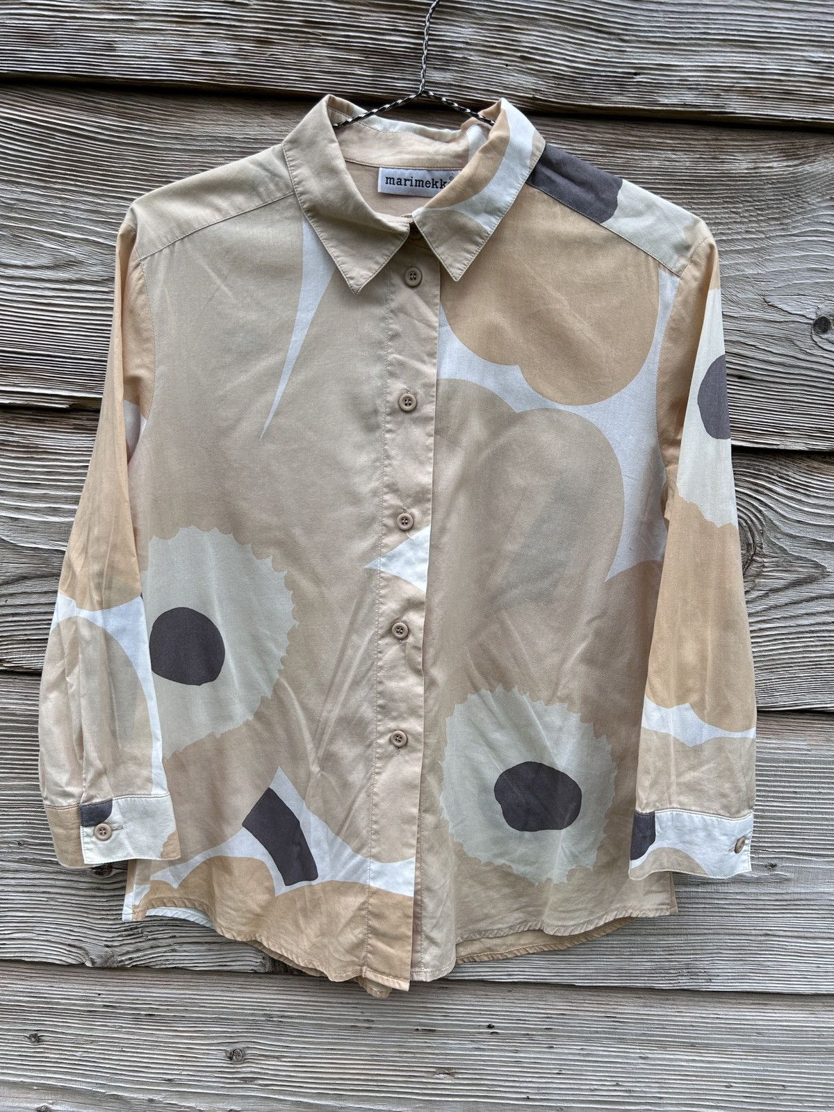 Marimekko Vintage Marimekko Unikko Floral Flower Blouse Shirt Size XS / US 0-2 / IT 36-38 - 1 Thumbnail