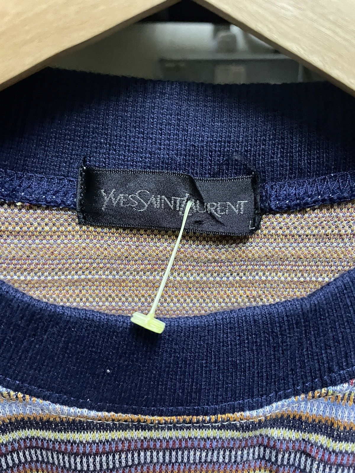 Yves Saint Laurent YSL LONGSLEEVE VINTAGE Size US XL / EU 56 / 4 - 2 Thumbnail