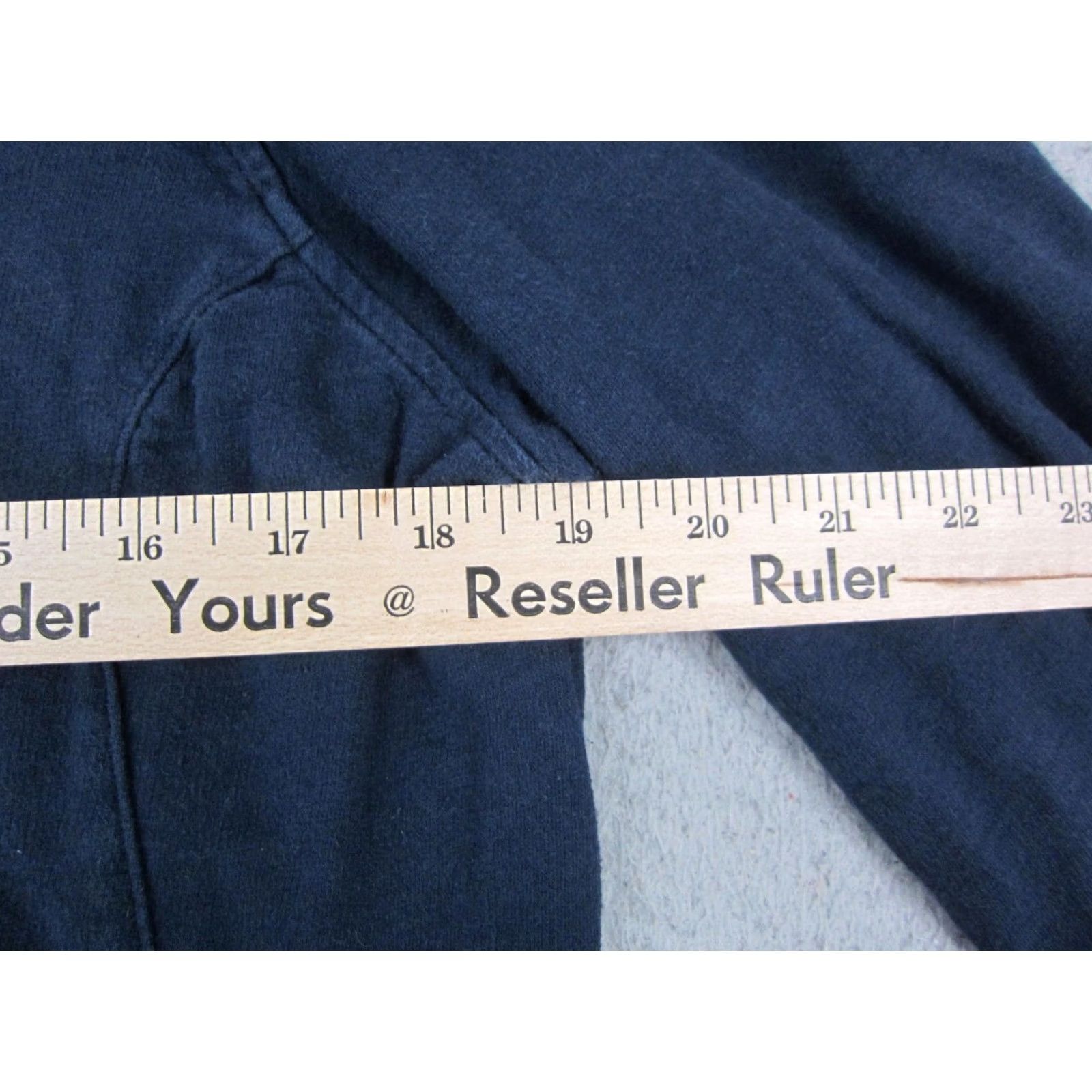 Vintage Aether Hoodie Mens 3 Large Blue Full Zip Sweatshirt Cotton Casual Outdoors USA Size US L / EU 52-54 / 3 - 7 Thumbnail