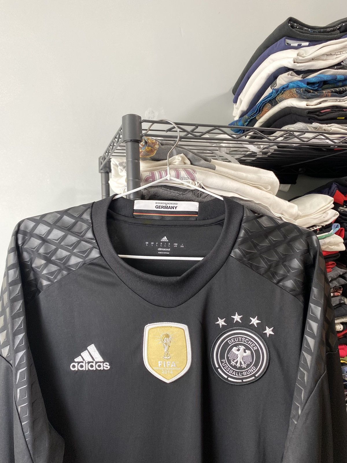 Adidas Vintage 2014 FIFA Adidas Germany Soccer Jersey T Shirt Size US L / EU 52-54 / 3 - 2 Thumbnail