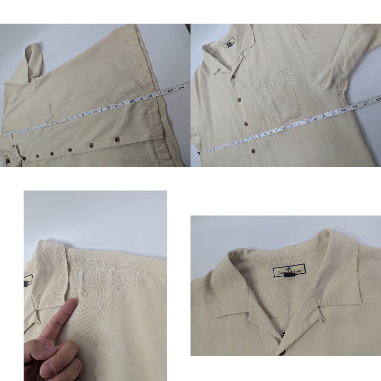 Tommy Bahama VINTAGE Tommy Bahama Shirt Men's XL Embroidered Sail Fast Live Slow 100% Silk Hawaiian Beach Nautical Shirt Size US XL / EU 56 / 4 - 8 Thumbnail