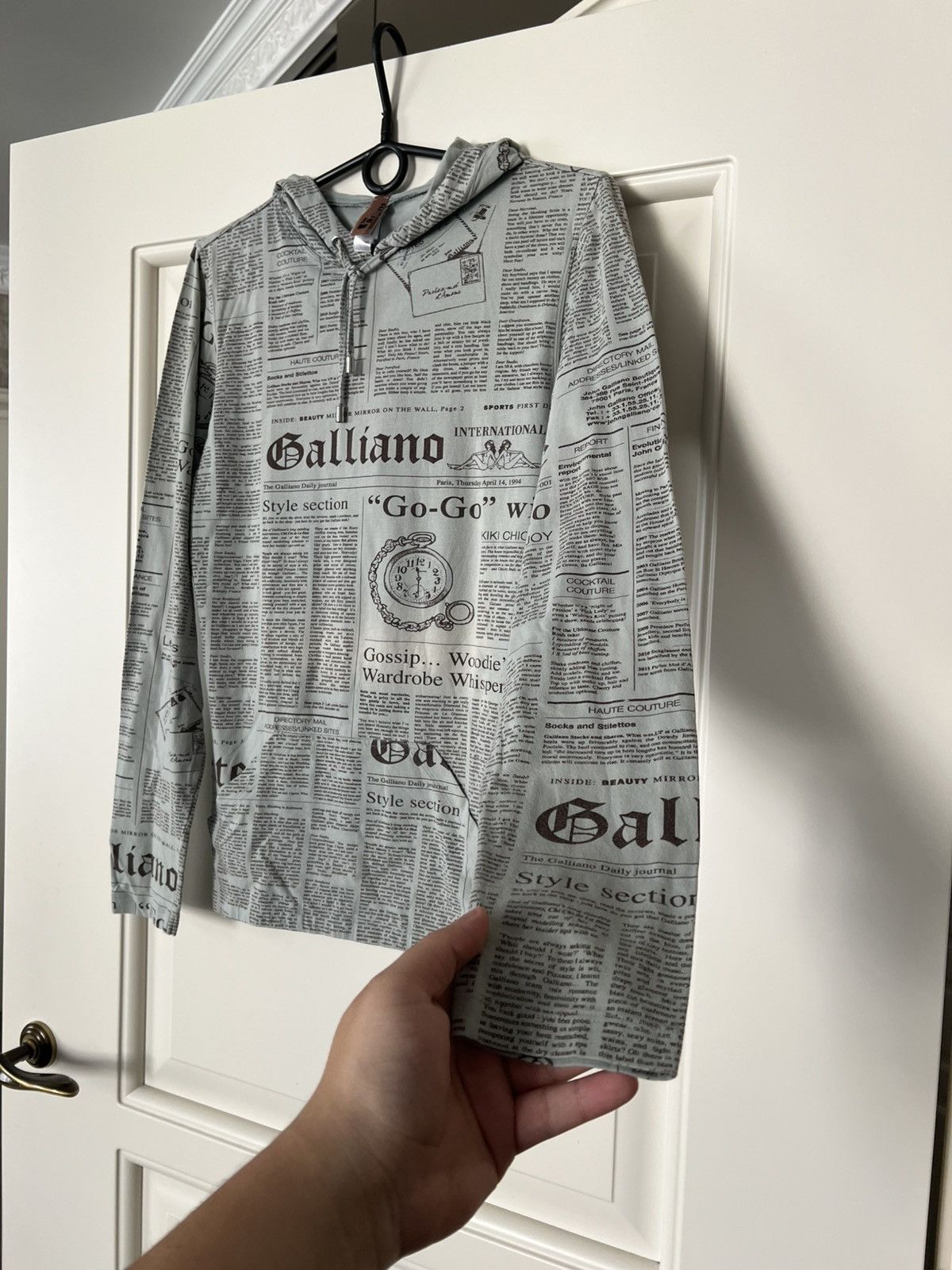 John Galliano John Galliano Gazette Hoodie Size US XS / EU 42 / 0 - 15 Thumbnail