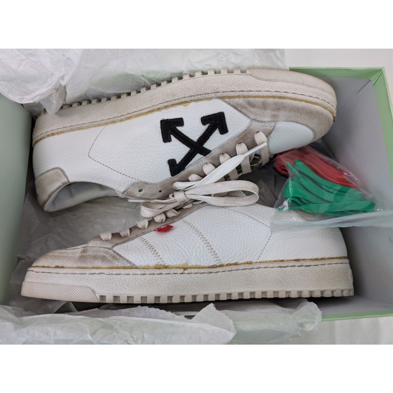 Off-White o1rshd1 Virgil Abloh Address Low Top Sneaker White / Black Size US 8 / EU 41 - 20 Thumbnail