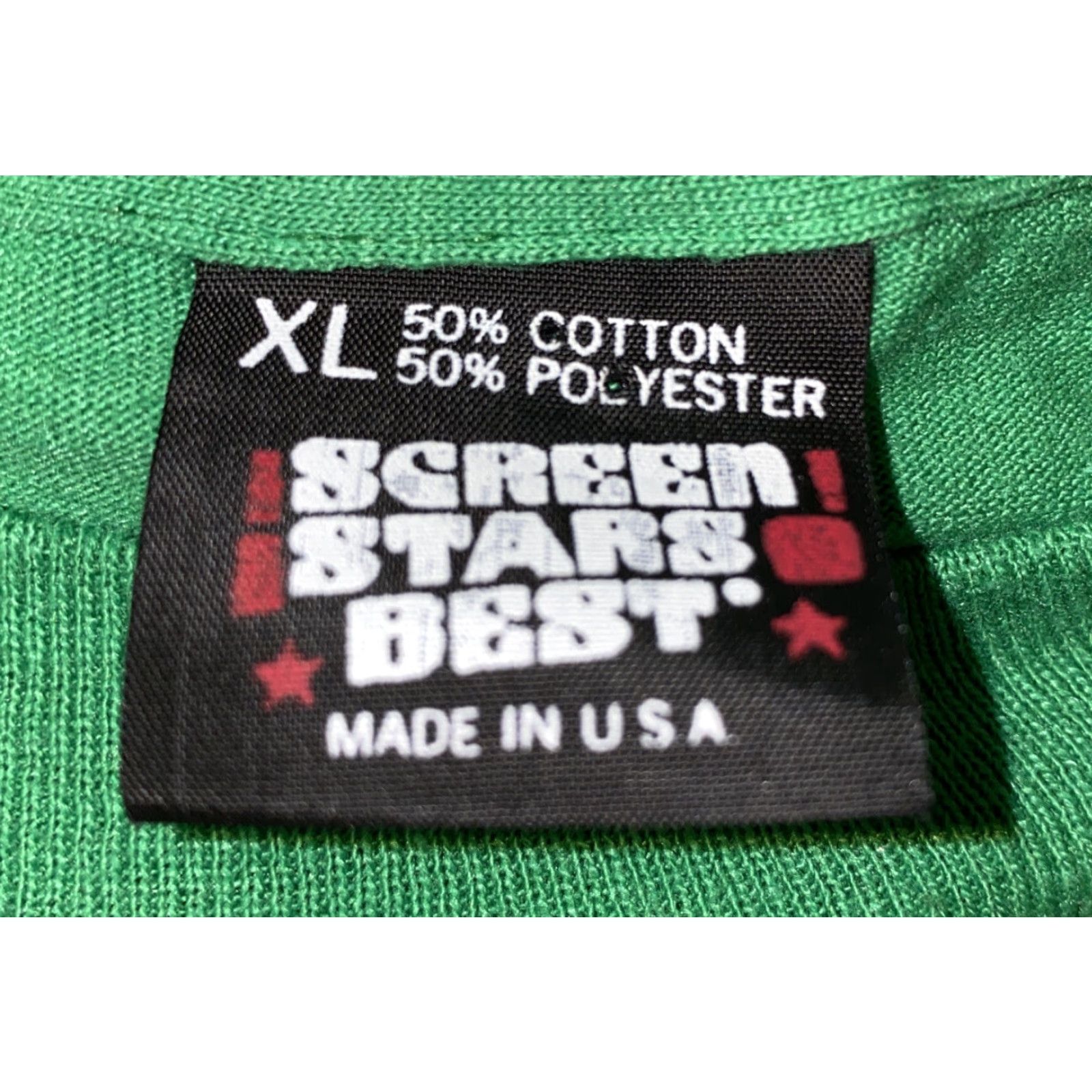 Vintage VINTAGE Screen Stars Best Mens Green USA Made Home Herd Short Sleeve T-Shirt XL Mens Shirt Green 90s/90s? Size US XL / EU 56 / 4 - 5 Thumbnail