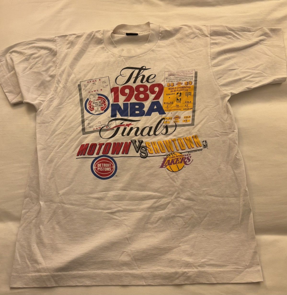 NBA Authentic 1989 NBA Finals Shirt Size US L / EU 52-54 / 3 - 1 Thumbnail