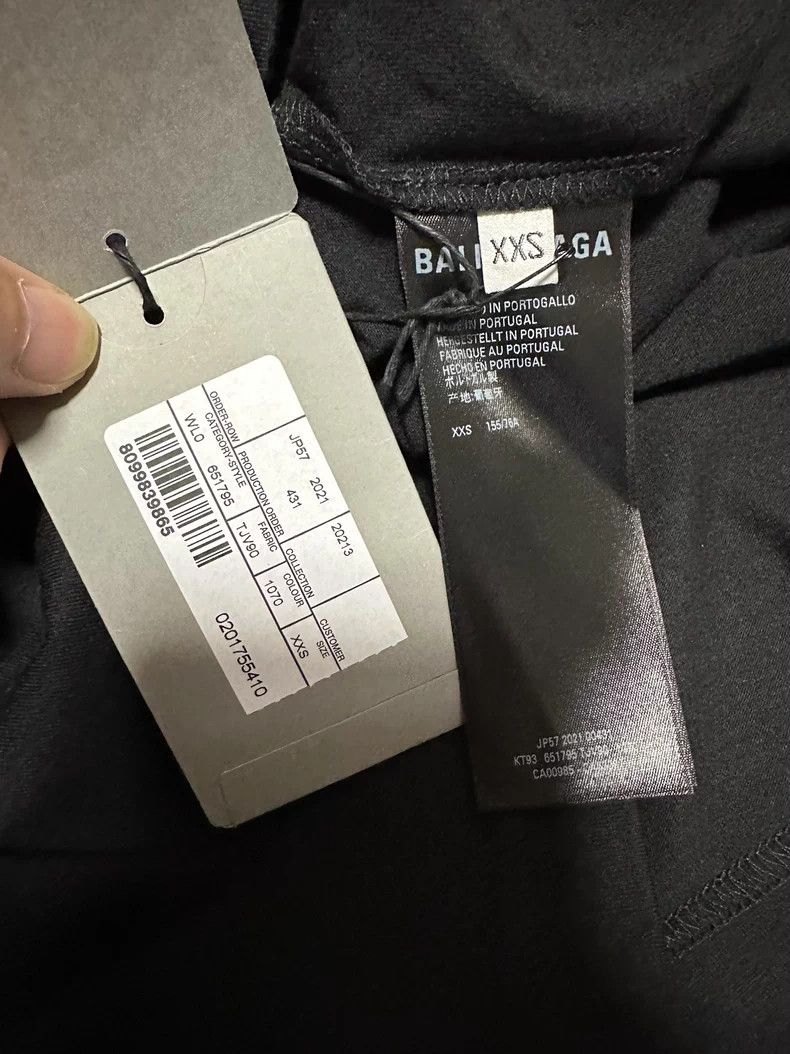 Balenciaga Balenciaga Embroidered Logo Short Sleeve T-Shirt Size US XXS / EU 40 - 7 Thumbnail