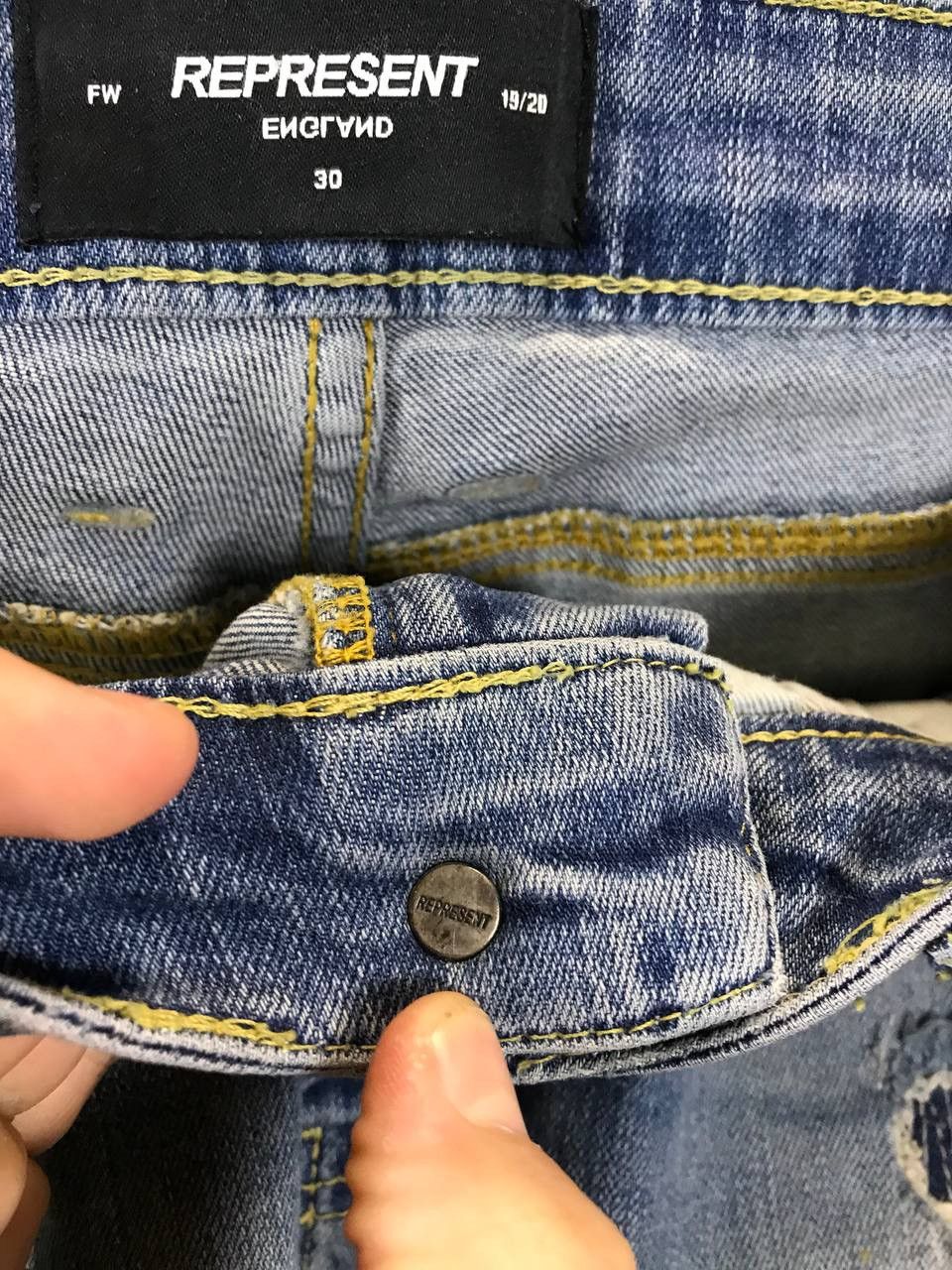 Represent Clo. Represent distressed biker jeans Size US 30 / EU 46 - 6 Thumbnail